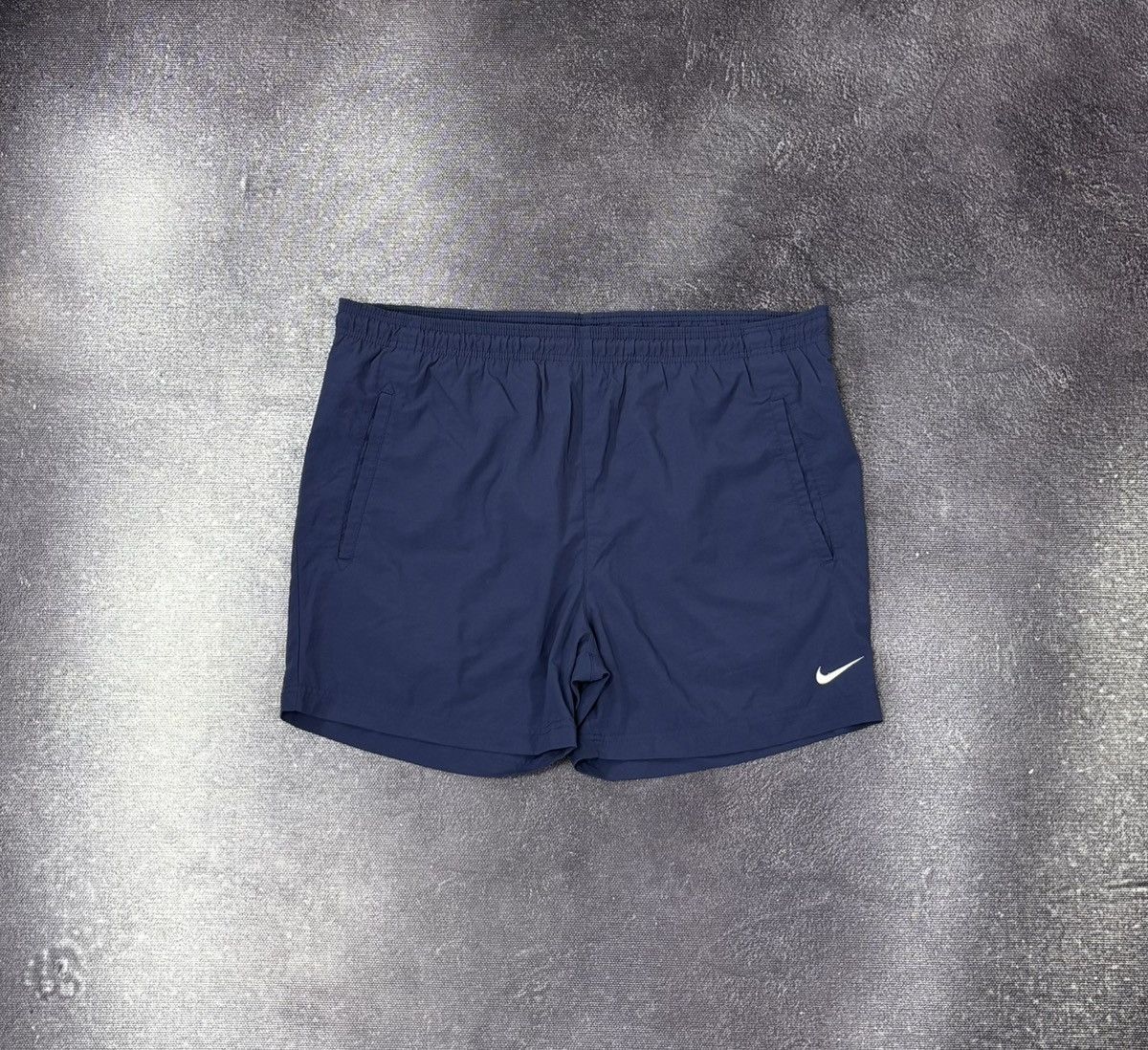 Nike Vintage 90s Nike Y2K Retro Hype Big Logo Swoosh Nylon Shorts Size US 34 / EU 50 - 1 Thumbnail