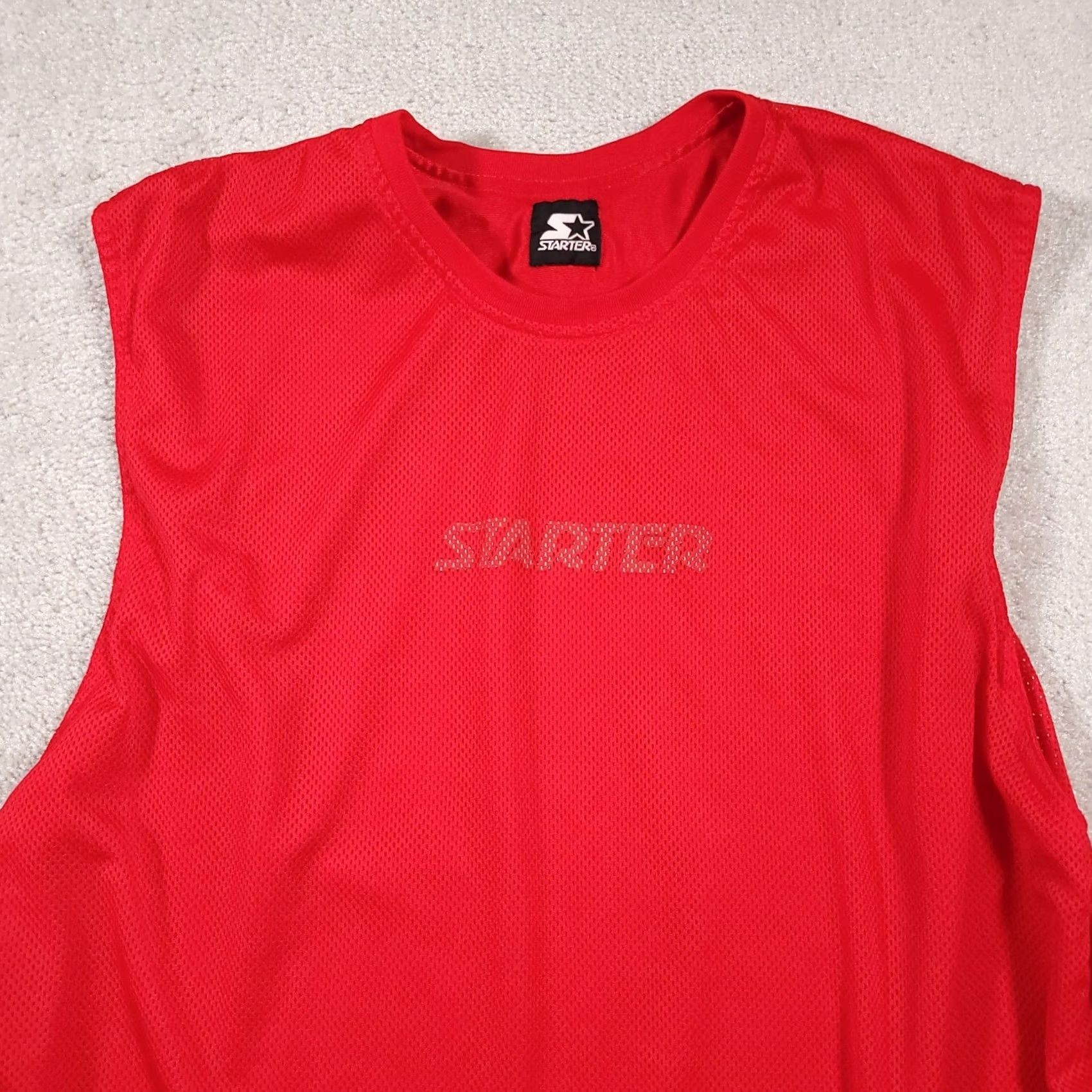 Starter Starter Sleeveless Reversible Basketball Jersey Red Mens Size XL Size US XL / EU 56 / 4 - 2 Thumbnail