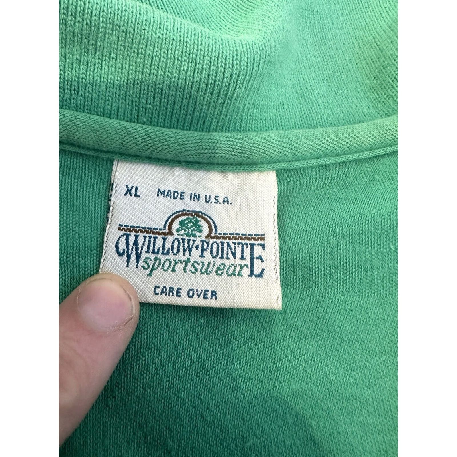 Vintage VINTAGE Willow Pointe Golf Polo Shirt XL Green 90s Made In USA Mens Size US XL / EU 56 / 4 - 4 Thumbnail