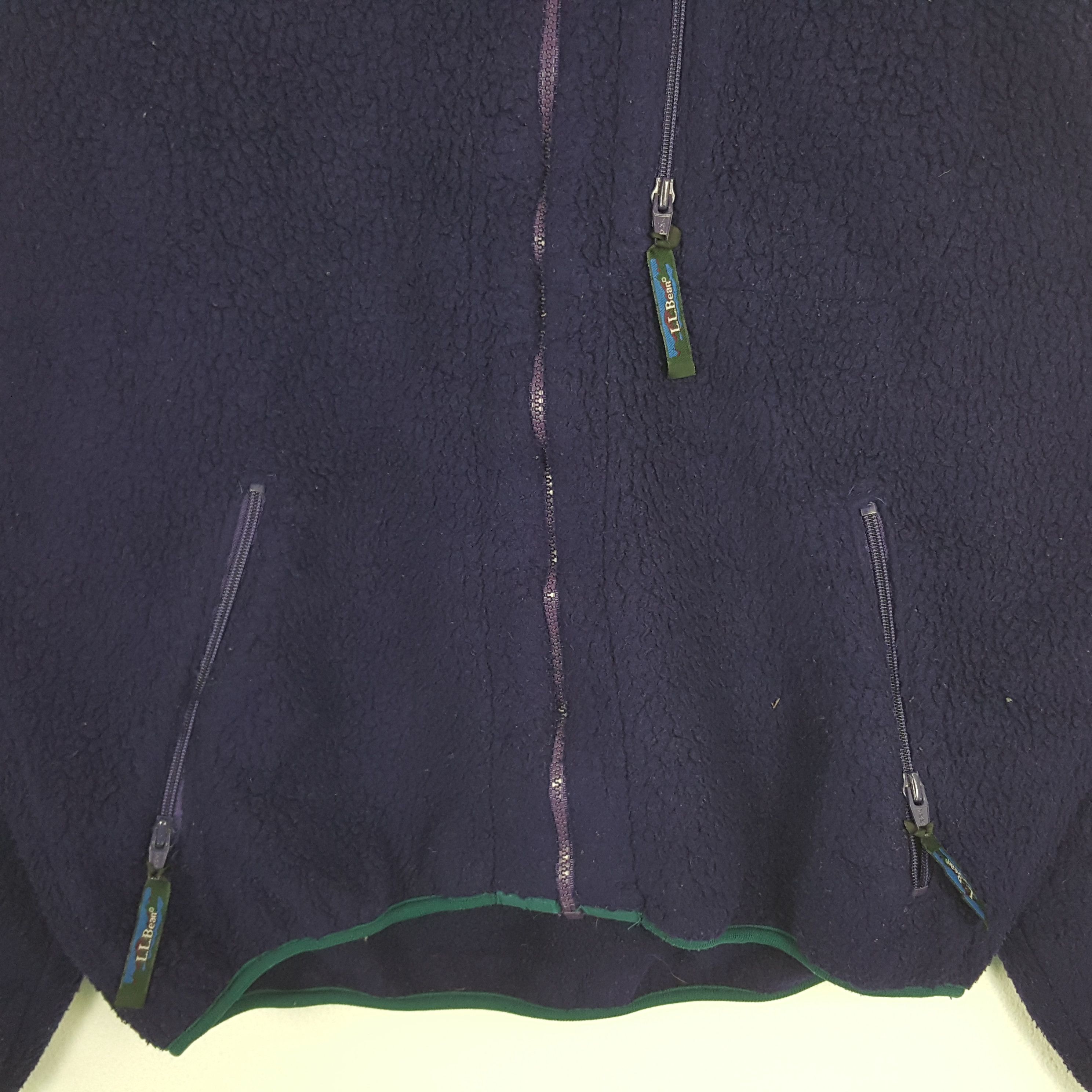 L.L. Bean × Vintage Vintage L.L. Bean American Outdoor Fleece Sweatshirt Size US L / EU 52-54 / 3 - 2 Thumbnail