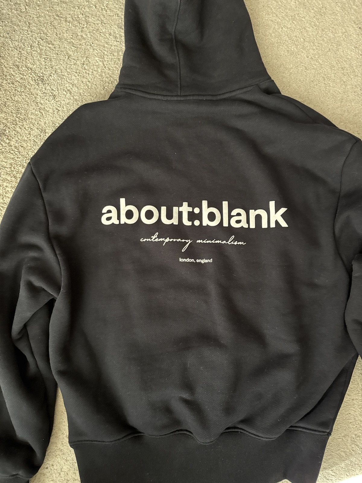 About:Blank About:Blank Black Box Hoodie Medium Size US M / EU 48-50 / 2 - 2 Thumbnail