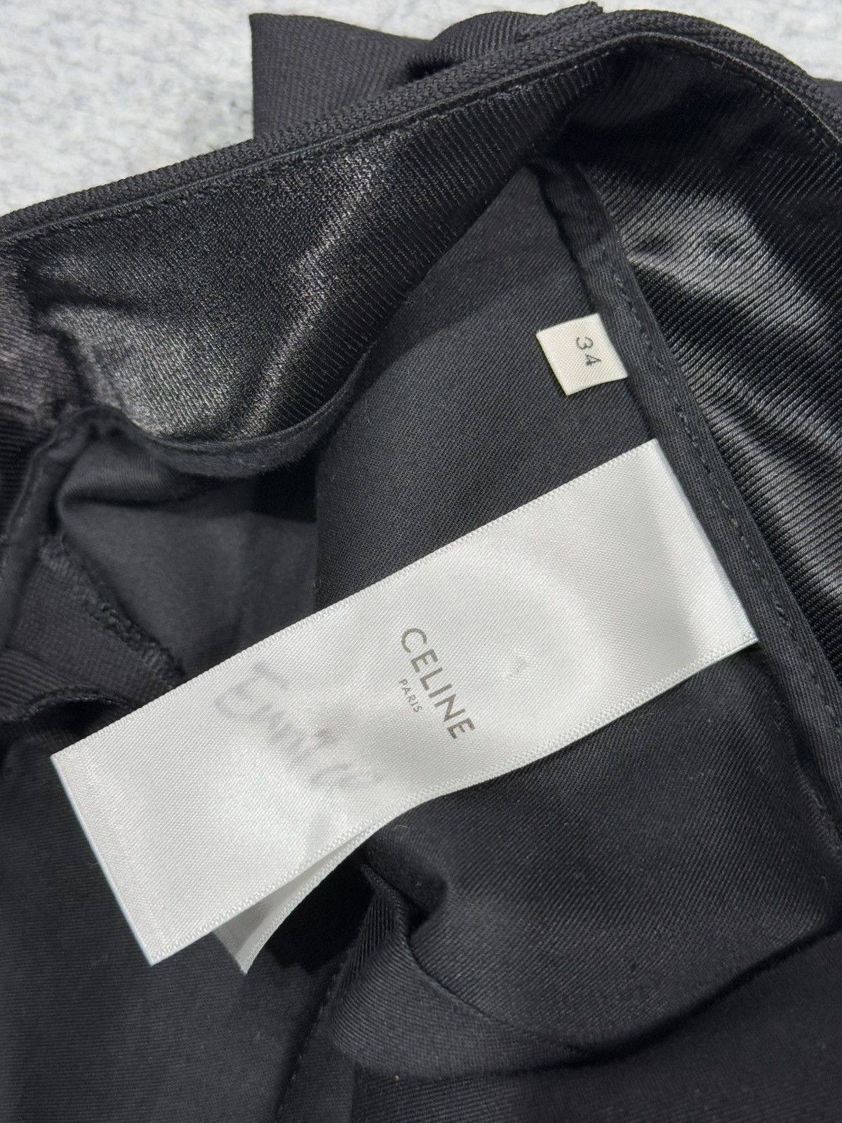 Celine × Hedi Slimane Hedi slimane 19AW Celine Wool Slacks Pants Size 24" / US 00 / IT 34 - 6 Thumbnail