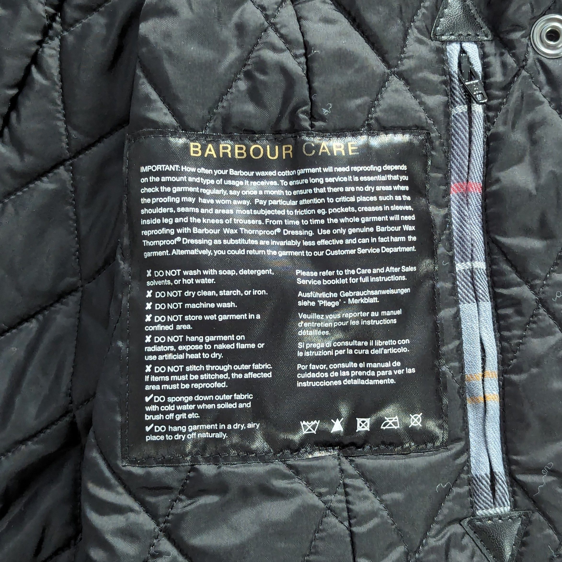Barbour Barbour Rebel Wax Women's Jacket Waxed Cotton England Style Size US S / EU 44-46 / 1 - 17 Thumbnail