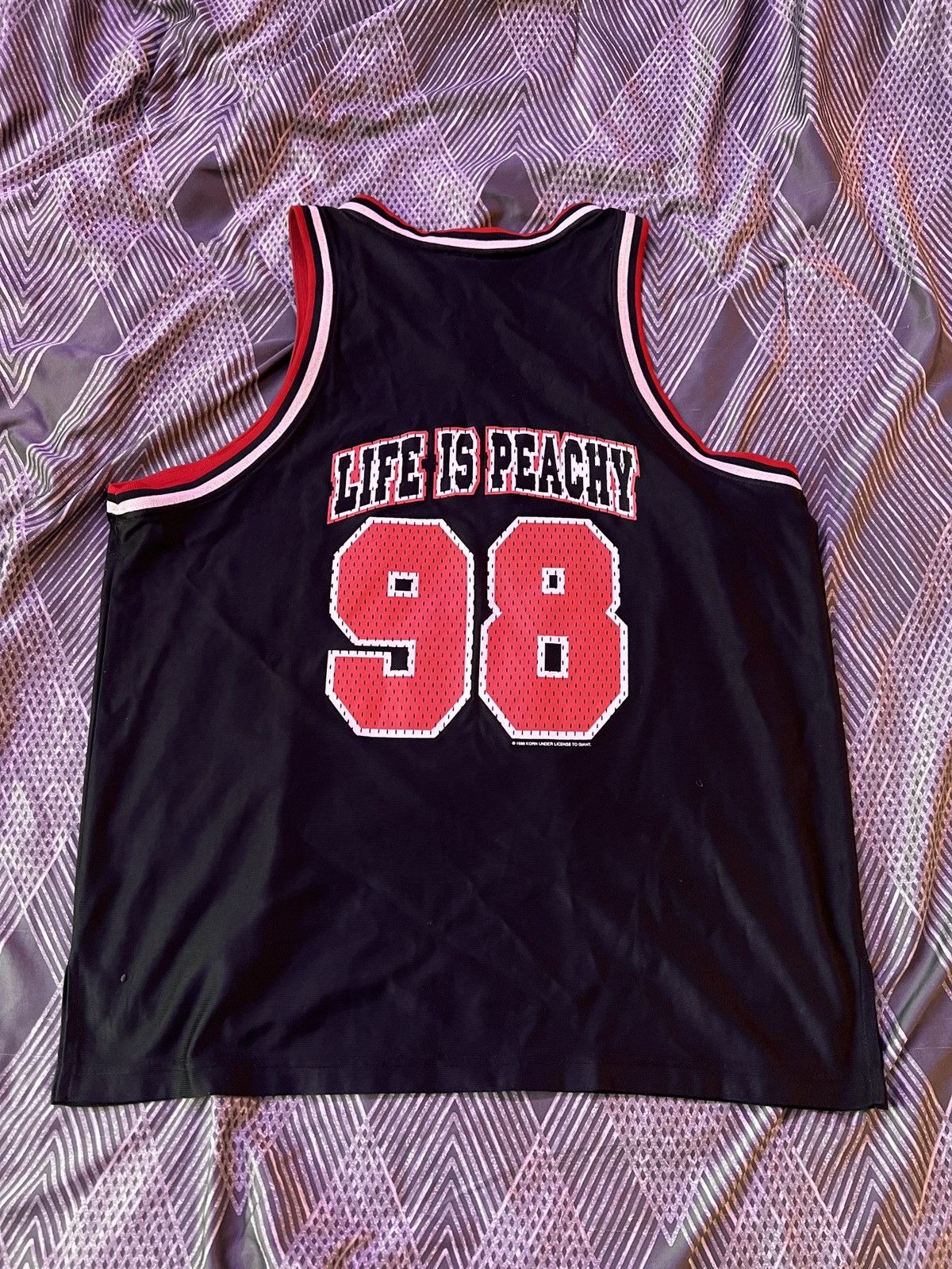 Band Tees × Vintage Vintage 98 Korn Basketball Jersey (Ultra Rare) Size US XL / EU 56 / 4 - 3 Thumbnail