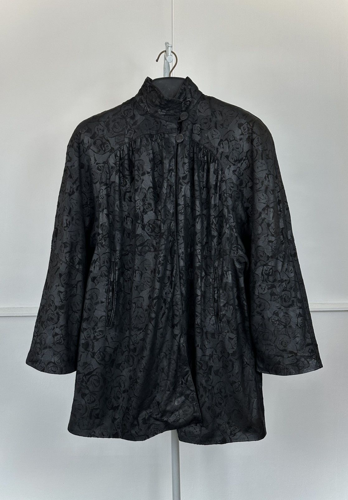 Bally Bally Sally Floral Leather Cape Jackets Vintage Size US M / EU 48-50 / 2 - 3 Thumbnail