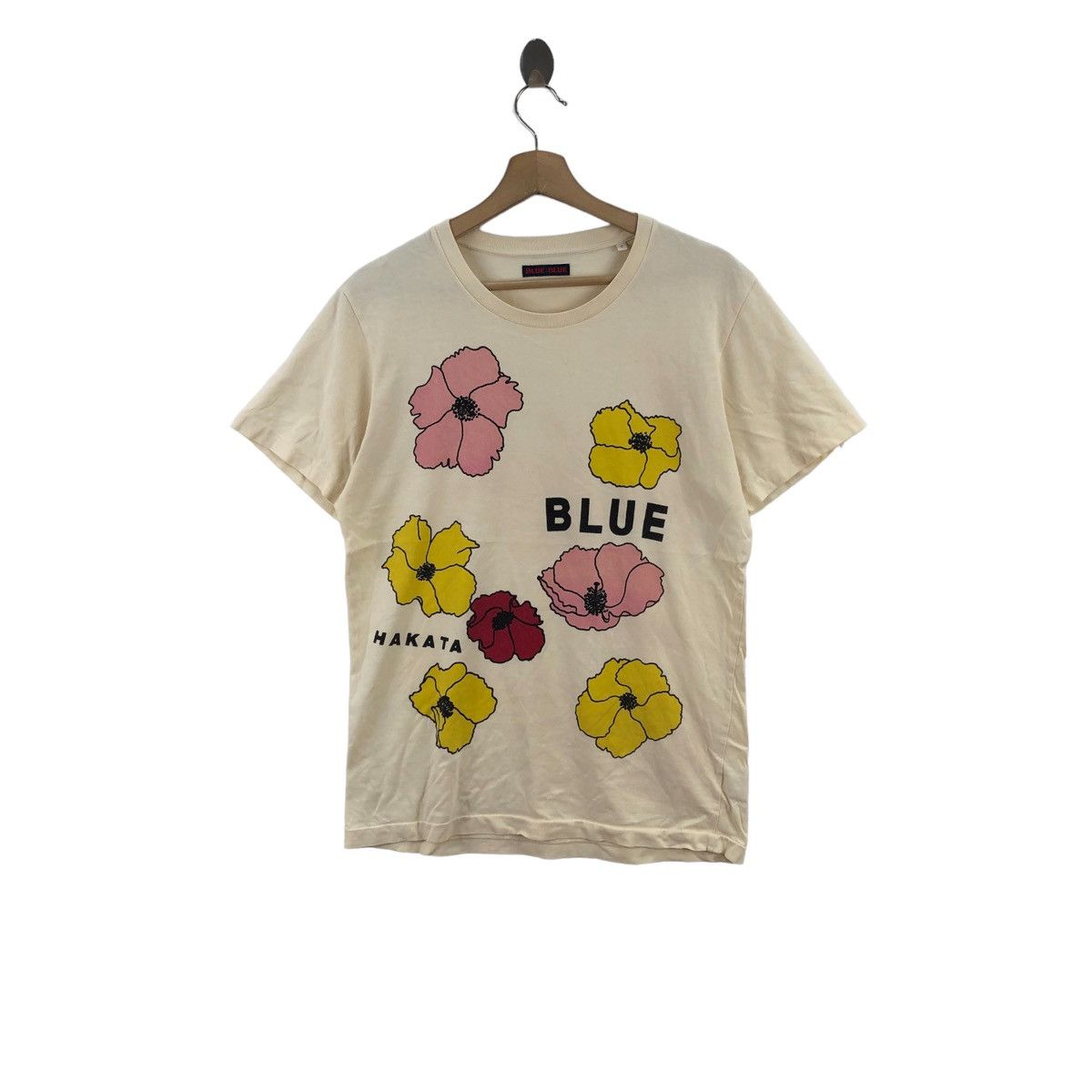 Japanese Brand BLUE BLUE ARIGATO Hakata Floral T-Shirt