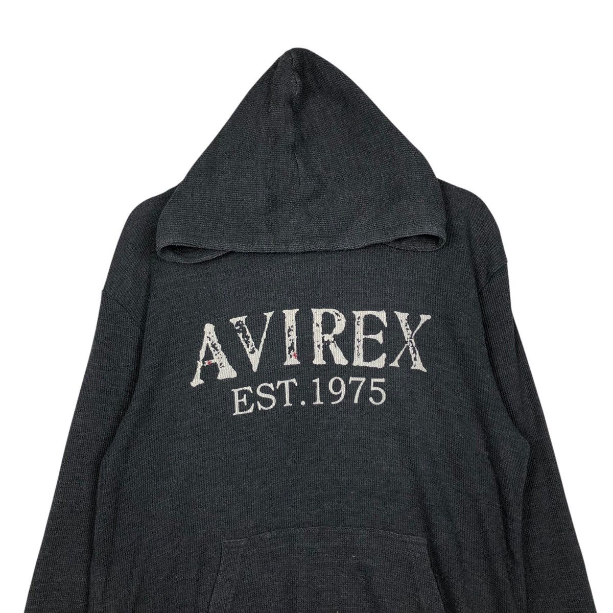 Avirex 📌Vintage Hoodie Avirex Pull Over Big Logo Over Print Size US XL / EU 56 / 4 - 4 Thumbnail