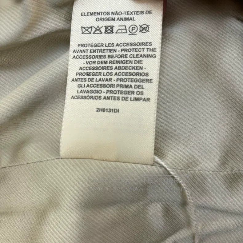 Hermes Beige Geometric Pattern Belted Wool Coat