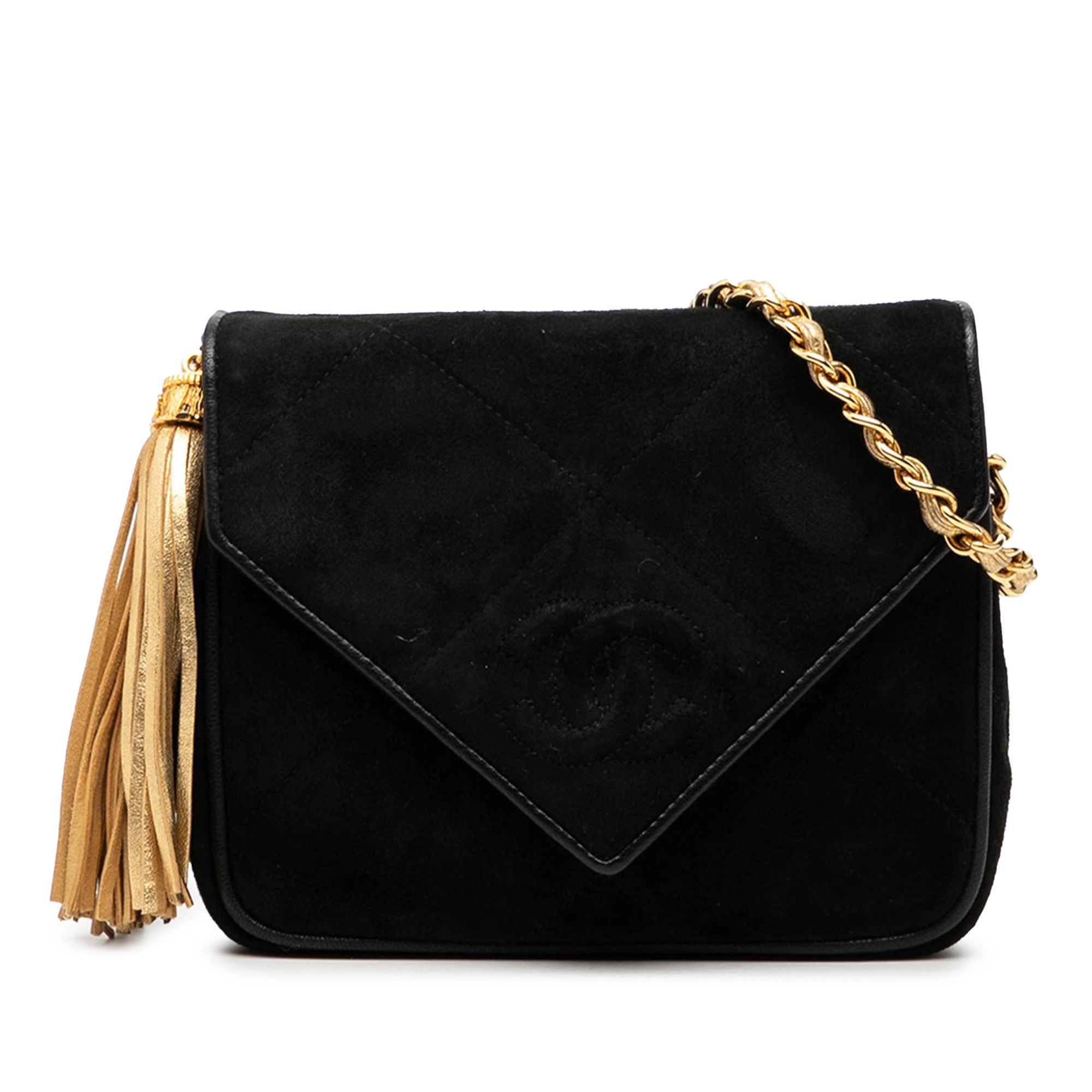 Chanel Chanel CC Suede Tassel Crossbody Size ONE SIZE - 1 Thumbnail