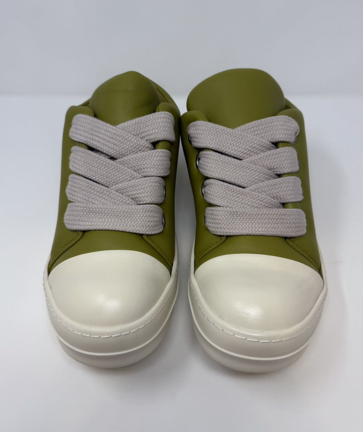 Rick Owens Rick Owens Mainline Padded Jumbo Lace Ramones Green Size US 9 / EU 42 - 2 Thumbnail