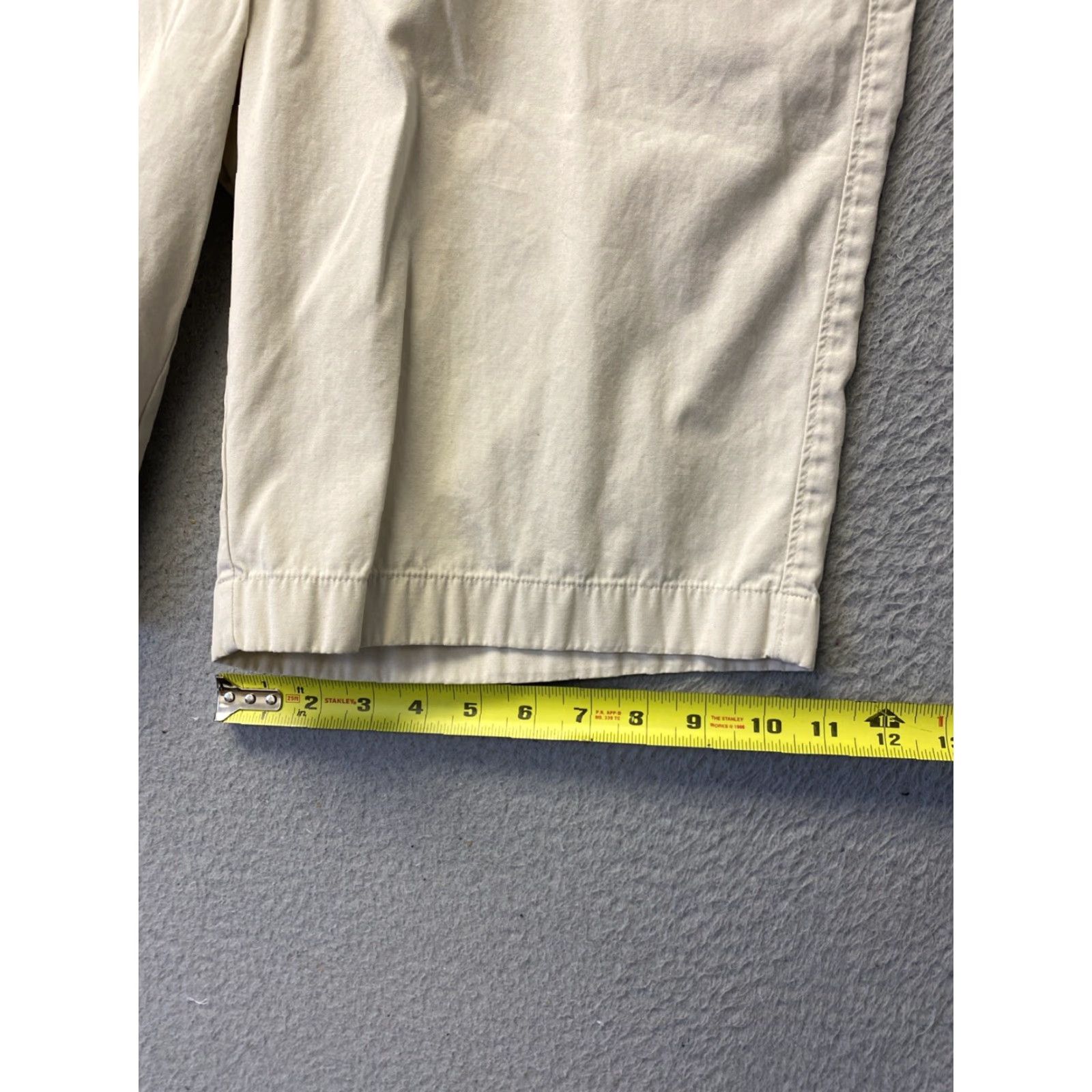 J.Crew VINTAGE J.CREW Chino Shorts Mens Size 34 Tan Casual Summer Unisex Adults Size 24" / US 00 / IT 34 - 6 Thumbnail