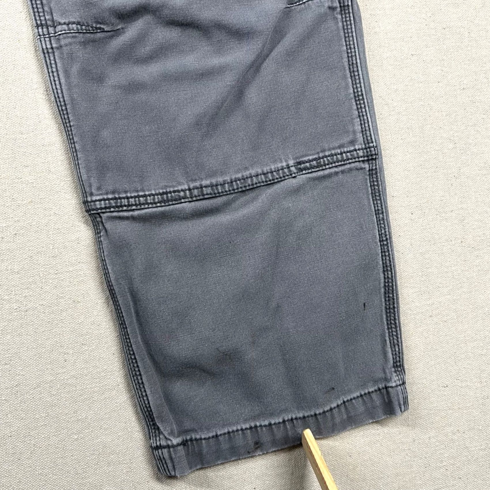 Carhartt VINTAGE Carhartt Pants Mens 44x32 Canvas Khakis Workwear Relaxed Straight 41 in Waist Gray 31 in Inseam Mens Size US 44 / EU 60 - 7 Thumbnail