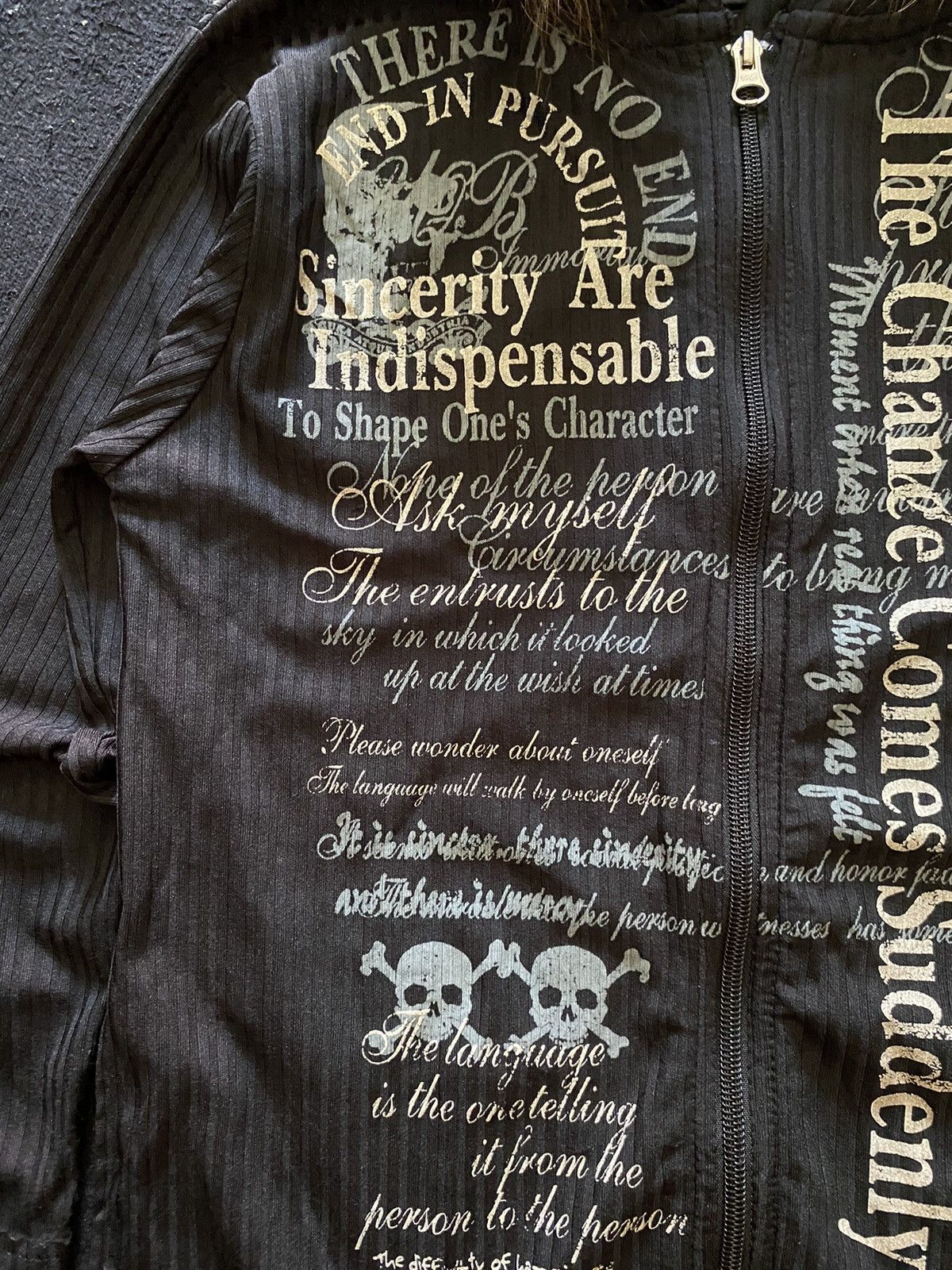 Hysteric Glamour × If Six Was Nine × Japanese Brand Vintage werther poem style fur zip hoodie Size US M / EU 48-50 / 2 - 4 Thumbnail