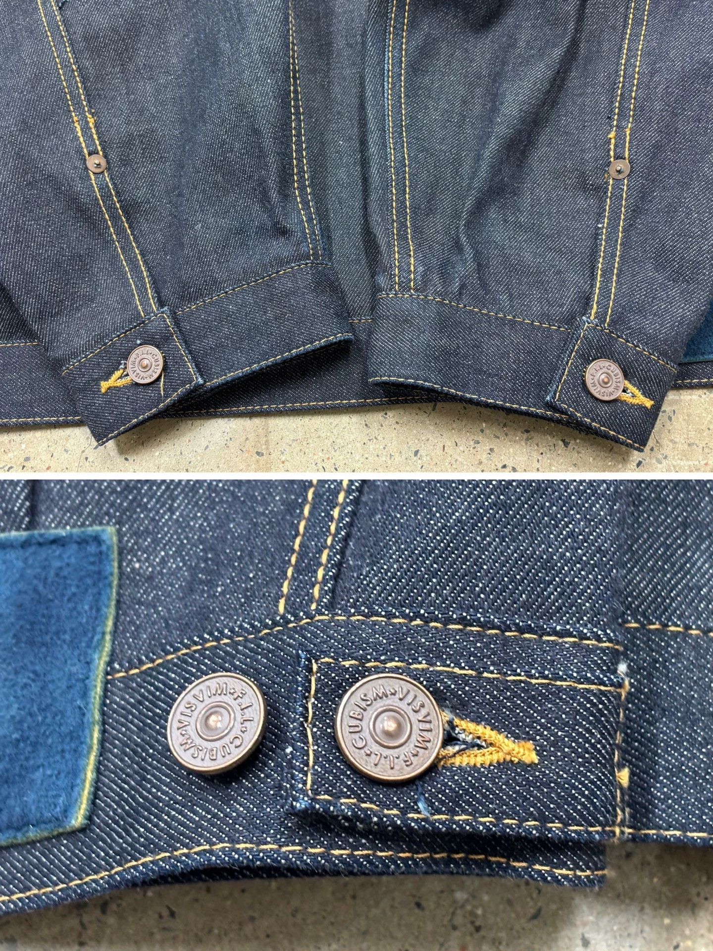Visvim Brand New Visvim 24aw 101xx JKT Unwashed Raw Denim Jacket Size US XL / EU 56 / 4 - 6 Thumbnail