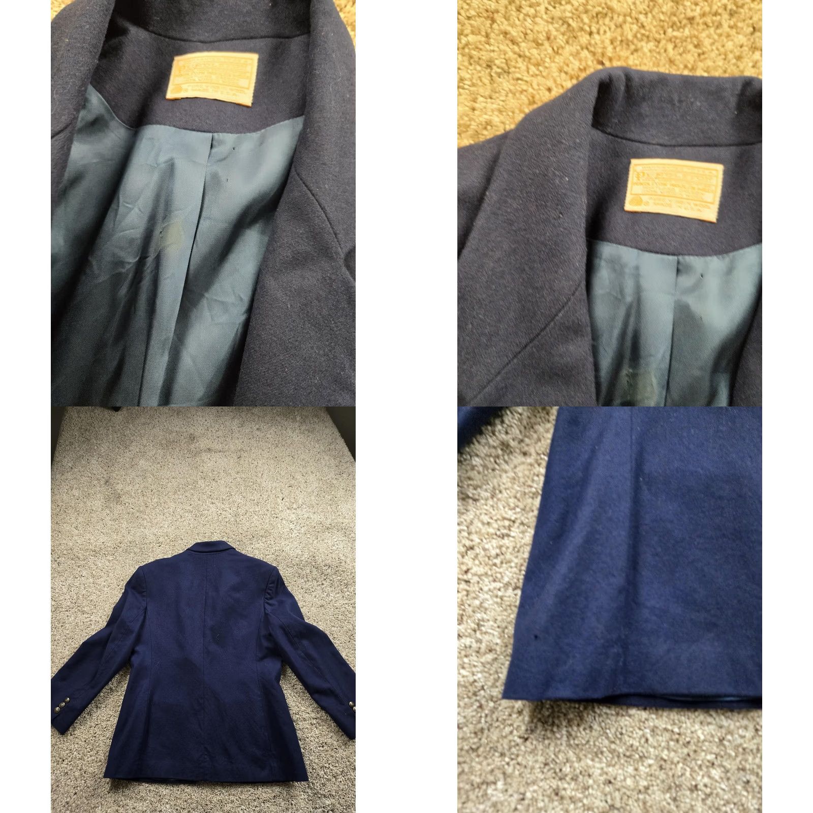 Pendleton VINTAGE Pendleton Blazer Womens XL Wool Navy Blue Button Sport Coat Jacket Size XL / US 12-14 / IT 48-50 - 8 Thumbnail