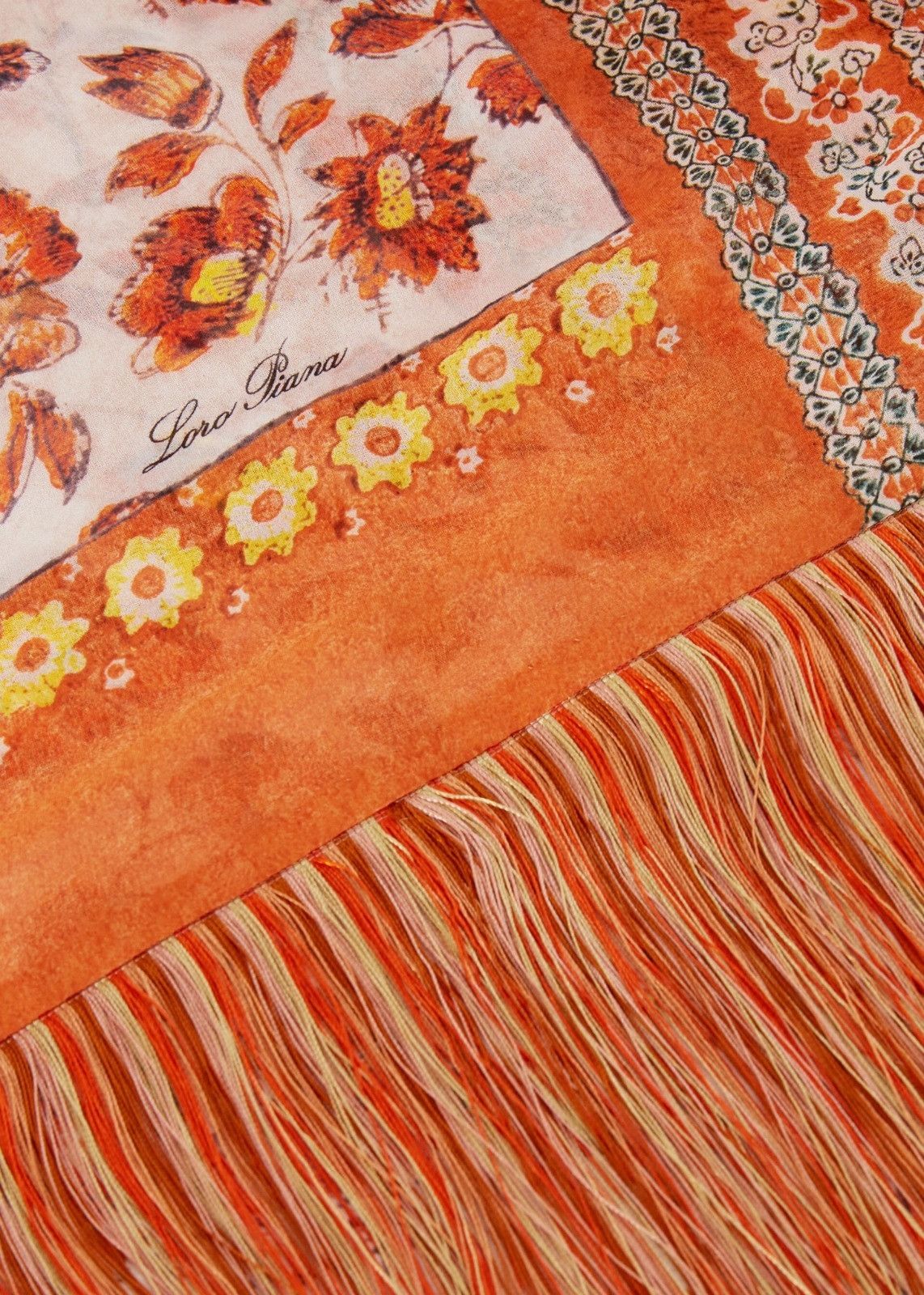 Loro Piana o1srvl11e0824 Size: OS / Oversized Shawl in Multicolor Size ONE SIZE - 3 Thumbnail