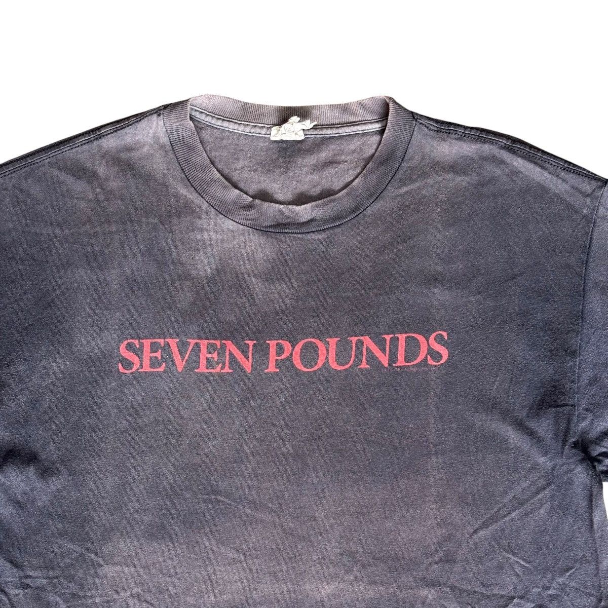 Vintage RARE Seven Pounds Film Will Smiths Tees Nice Faded Washed Size US M / EU 48-50 / 2 - 4 Thumbnail