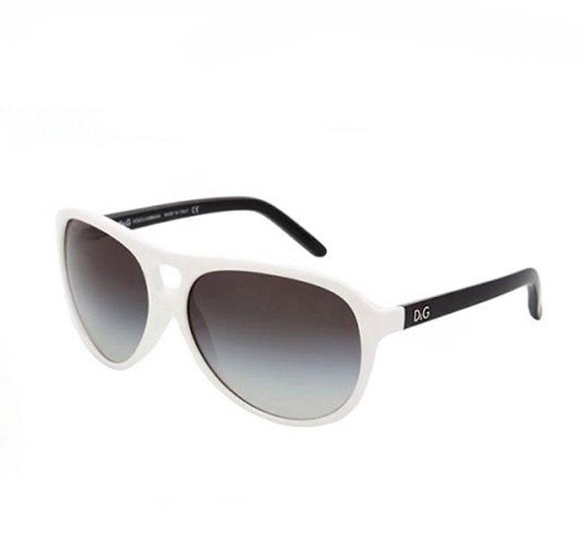 Dolce & Gabbana D&G White Sunglasses Size ONE SIZE - 1 Thumbnail