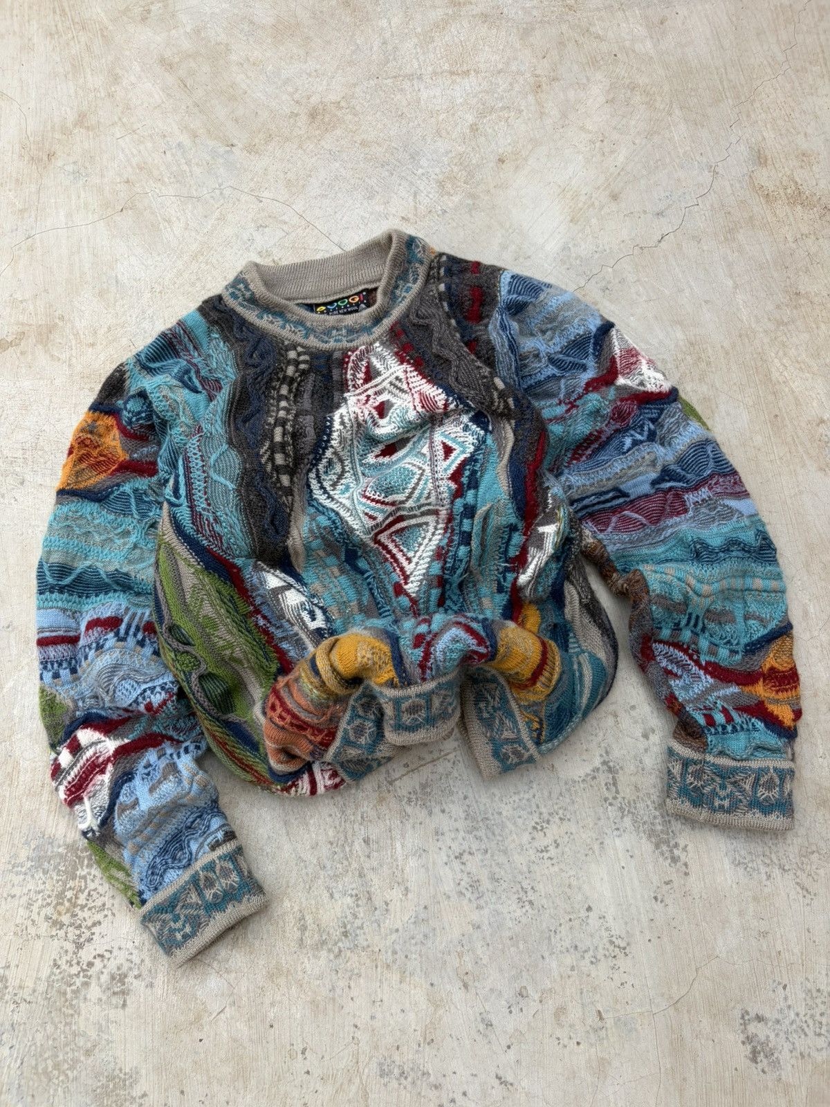 Coogi Vintage 90s Coogi 3D Knit Sweater Size US S / EU 44-46 / 1 - 3 Thumbnail