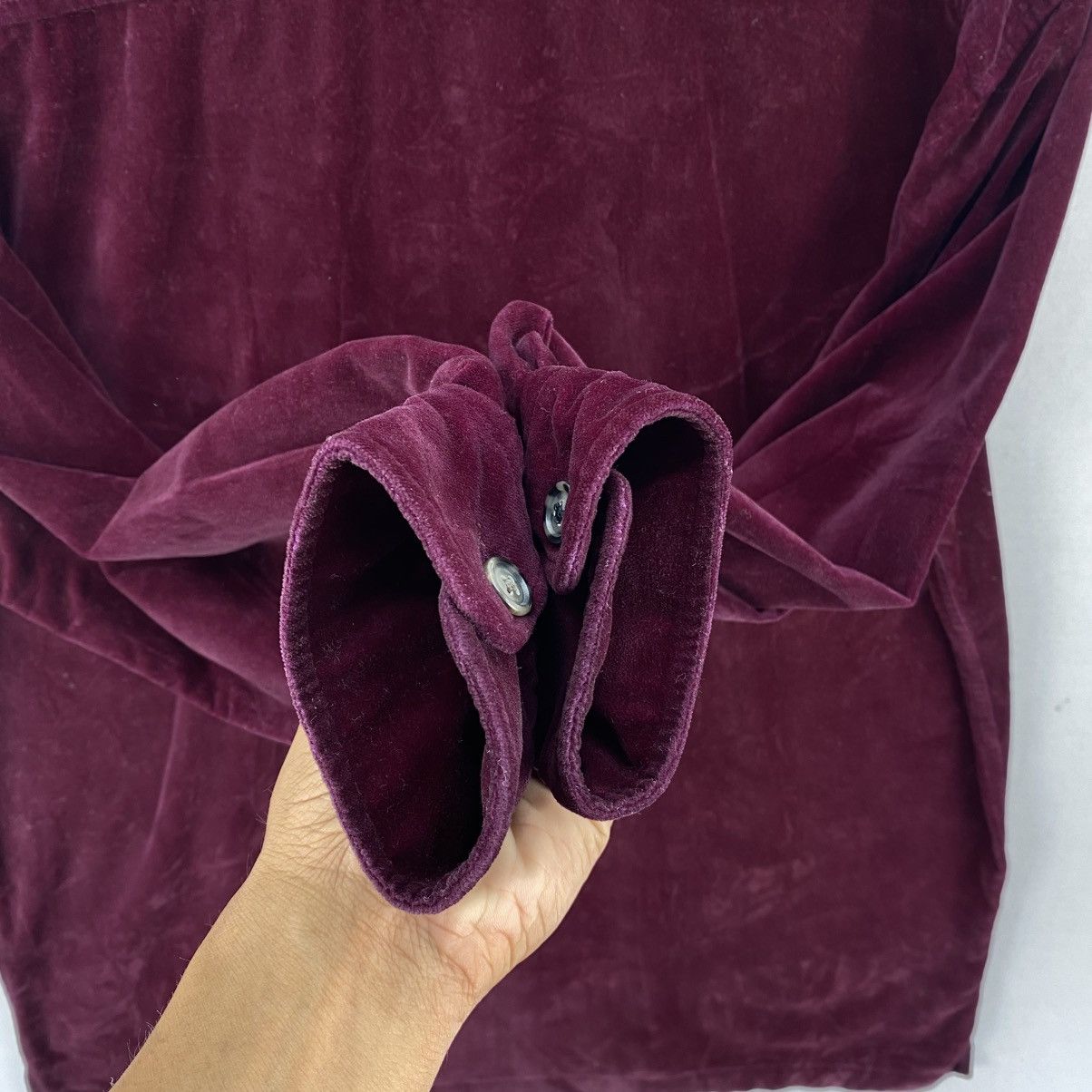Beverly Hills Polo Club Vintage Beverly Hills Club Velvet Flannel Zipper Jacket Size US M / EU 48-50 / 2 - 8 Thumbnail