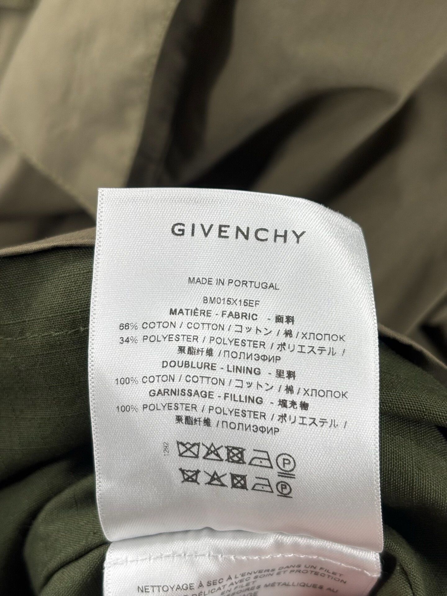 Givenchy Givenchy Men's M65 Utility Jacket in Green Size US M / EU 48-50 / 2 - 7 Thumbnail