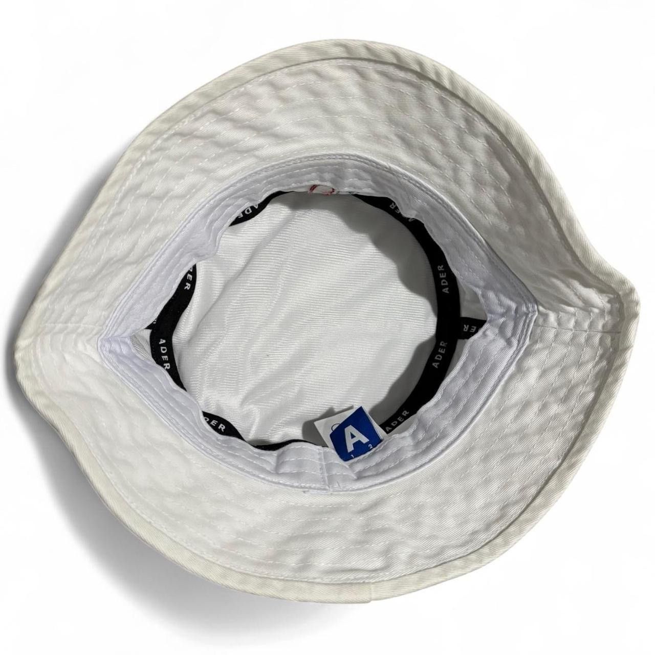 Ader Error Ader Error FW18 White Embroidered Logo Bucket Hat Size ONE SIZE - 6 Thumbnail