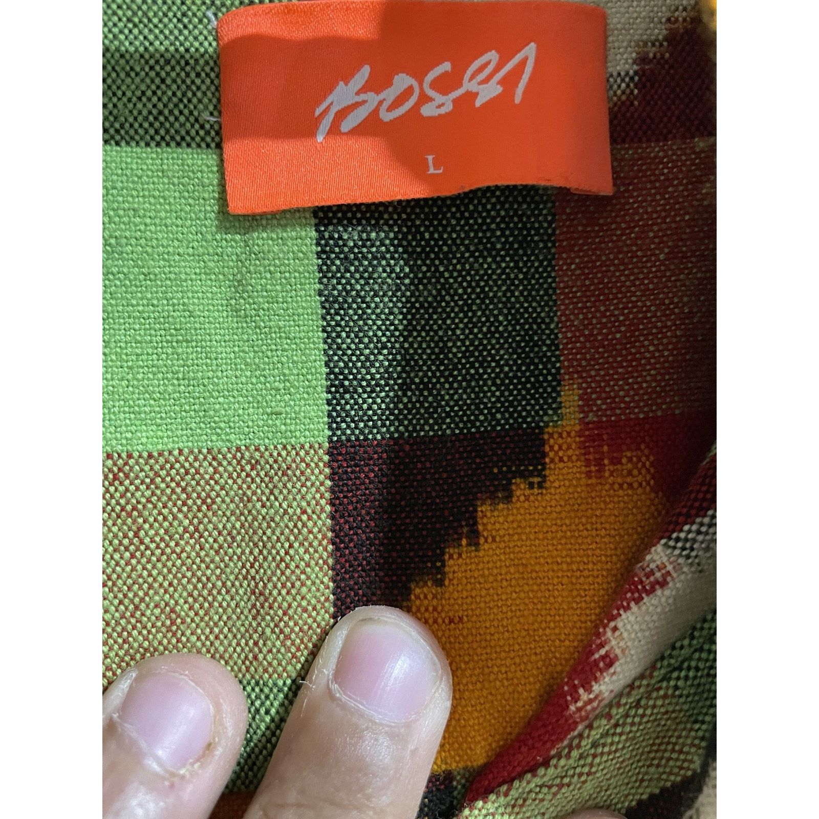Bossi Sportswear BOSSI HOODED BUTTON UP FLANNEL SIZE LARGE PREOWNED Size US L / EU 52-54 / 3 - 3 Thumbnail