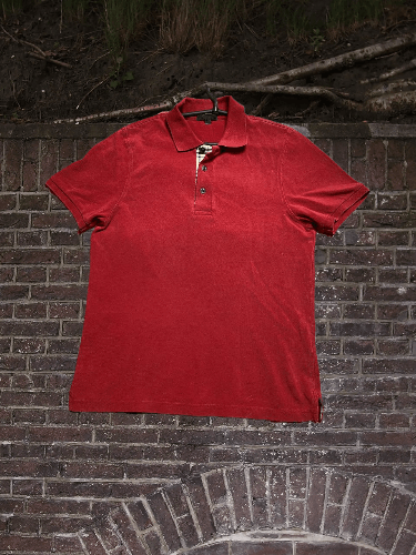 Burberry Burberry London Classic Fit Polo Shirt in Red Size US M / EU 48-50 / 2 - 1 Thumbnail