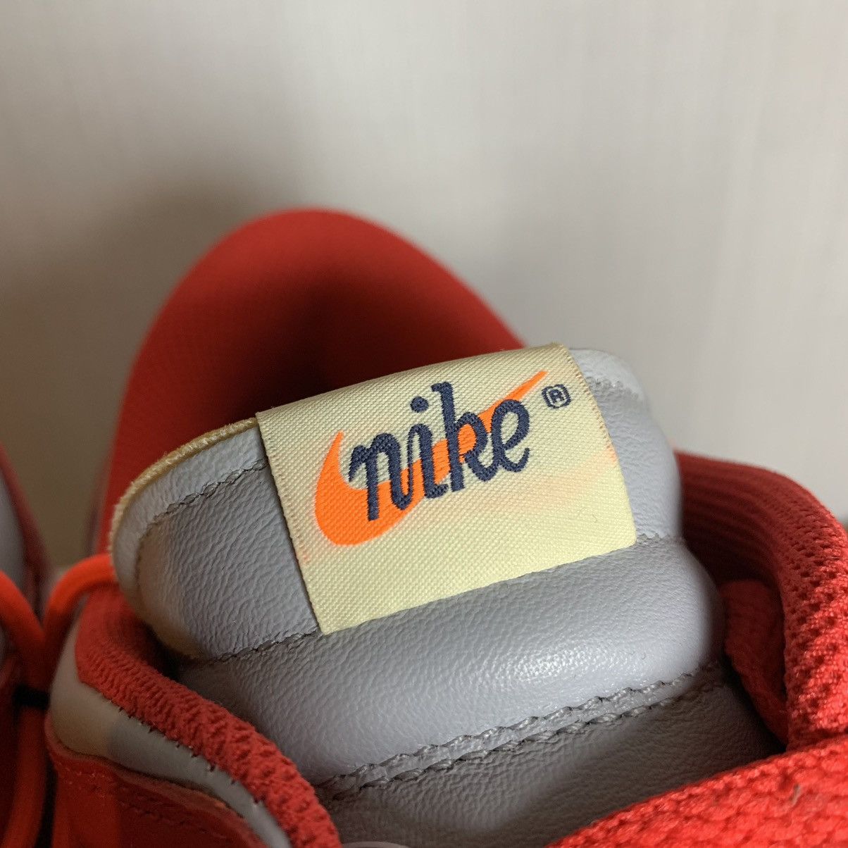 Nike × Off-White × Virgil Abloh Off-White Nike Dunk Low University Red Size US 12 / EU 45 - 18 Thumbnail