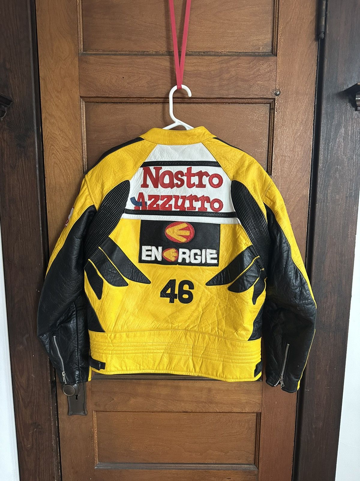 Other Nastro Azzurro Leather Biking Jacket Size US M / EU 48-50 / 2 - 2 Thumbnail