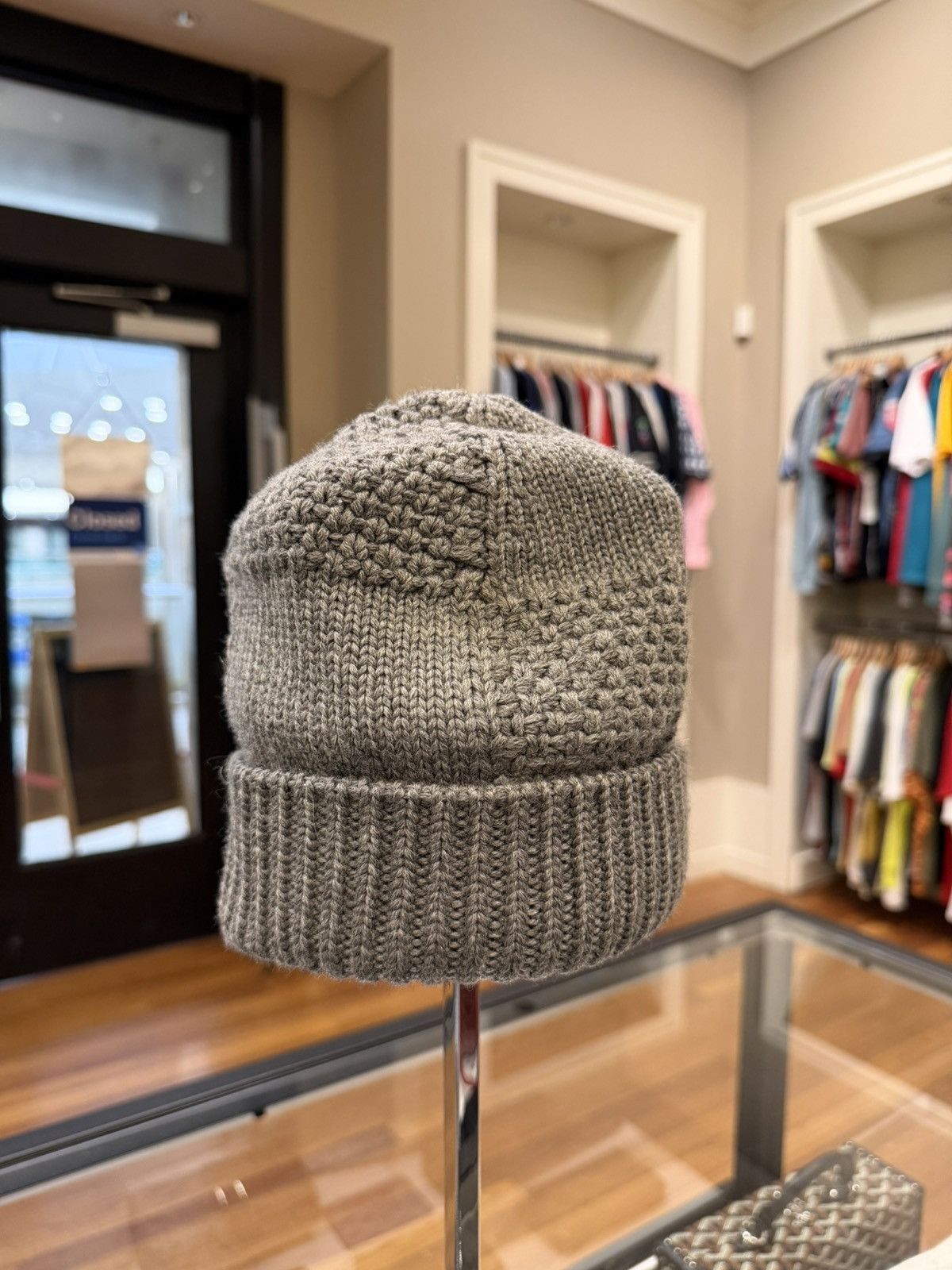 Louis Vuitton Louis Vuitton Knit Damier-Grey Beanie Size ONE SIZE - 3 Thumbnail