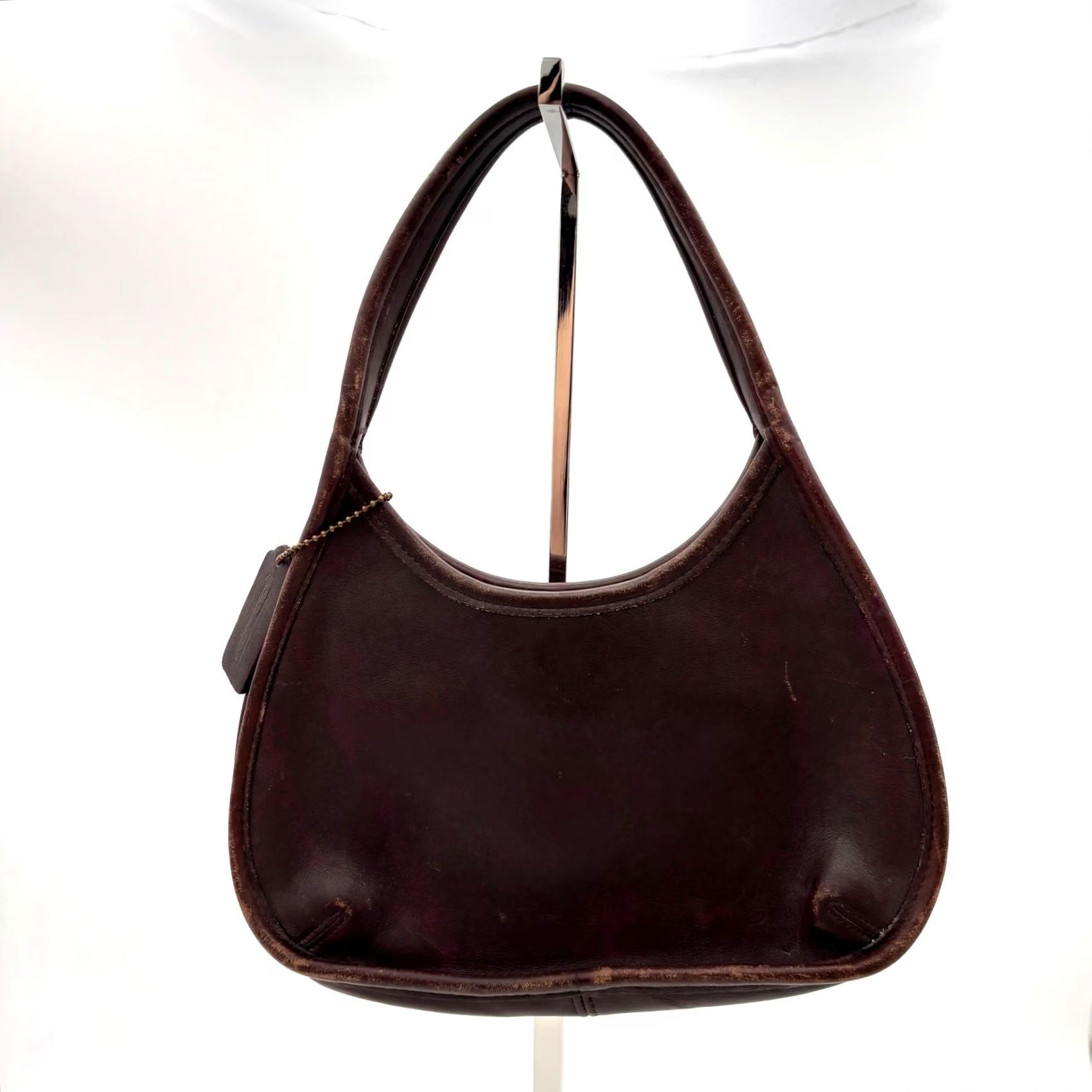 Coach VINTAGE Coach Mini Ergo Mahogany Handbag Satchel Leather Hobo 9027 Made in USA Women Brown USA Leather Hobo Bag Womens Coach Mini Ergo 9027 Size ONE SIZE - 2 Thumbnail