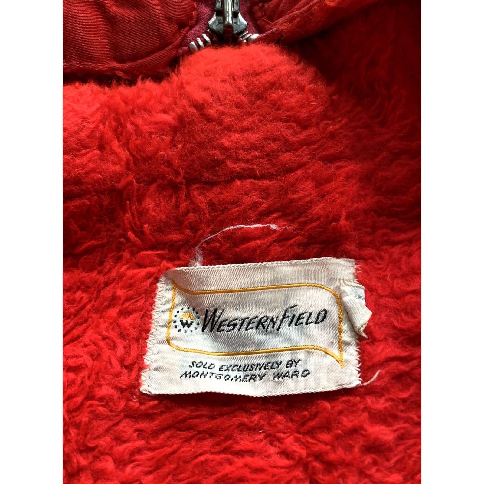 Vintage VINTAGE Western Field Jacket Mens Medium Red Hooded Fuzzy Lined 60s Size US M / EU 48-50 / 2 - 5 Thumbnail