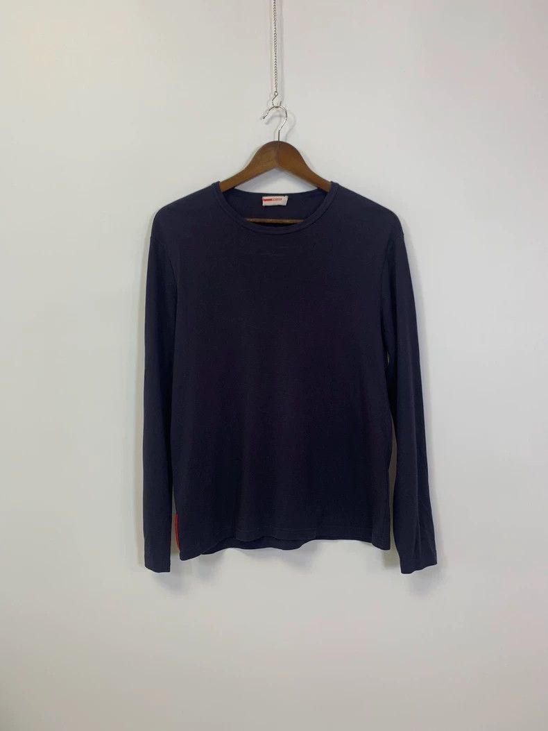 Prada Prada Men's Navy Long-Sleeve T-Shirt M - dmc Size US M / EU 48-50 / 2 - 1 Thumbnail