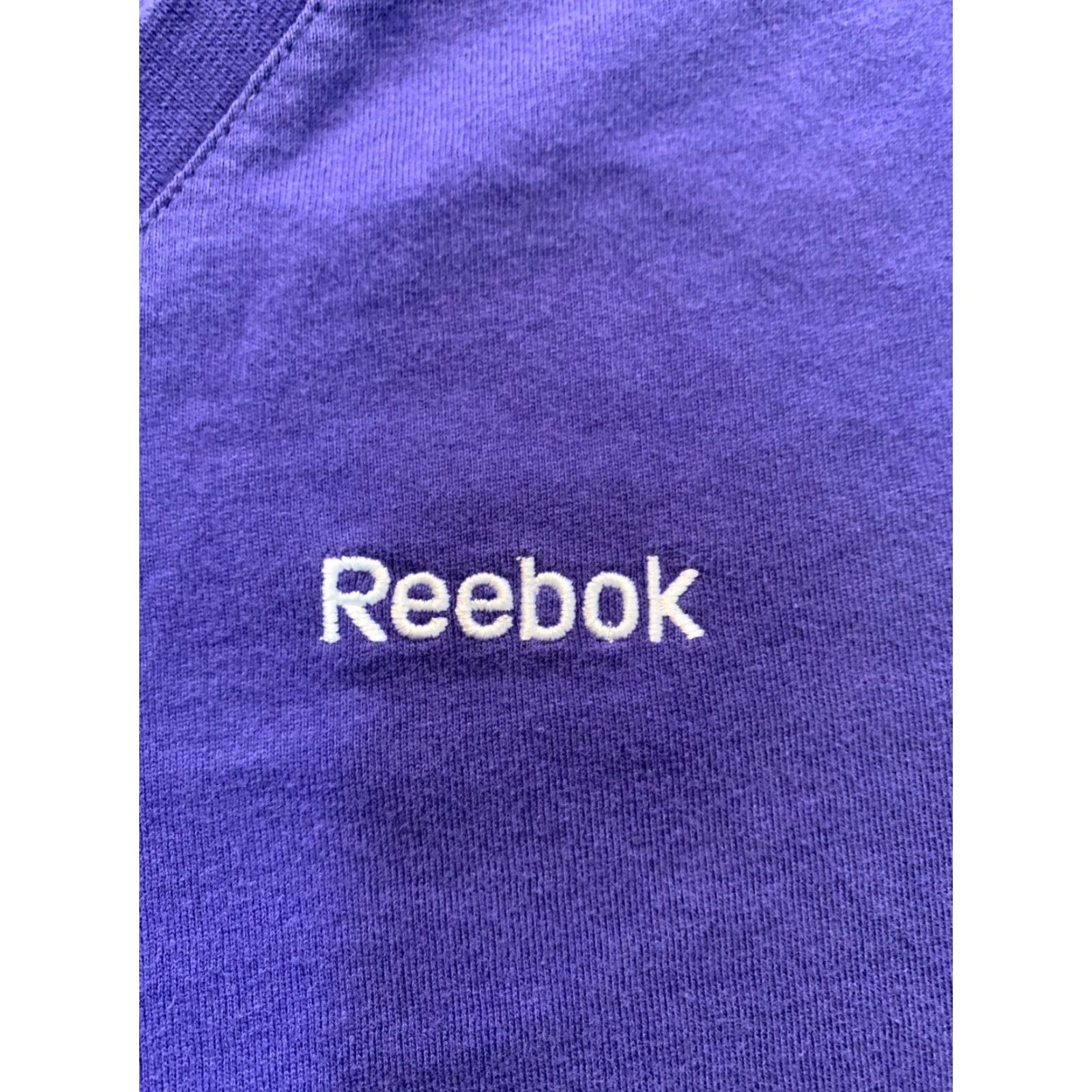 Reebok Reebok T-Shirt Top Womens Small S Purple Shirt Top Embordered Spell out Reebok Size S / US 4 / IT 40 - 3 Thumbnail