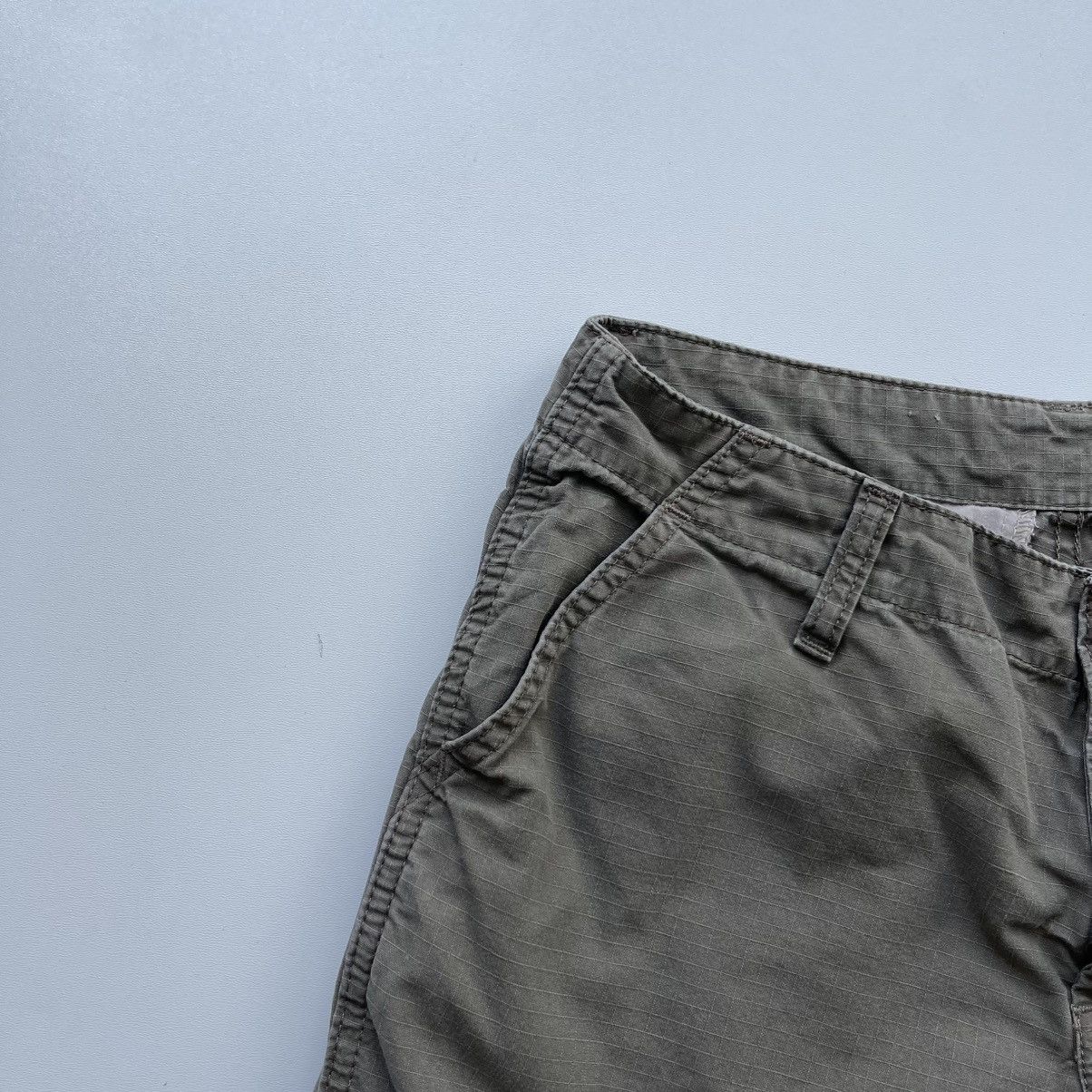 Carhartt Wip Carhartt WIP W’ Regular Cargo Baggy Pants Washed Olive Y2K Size US 27 - 4 Thumbnail