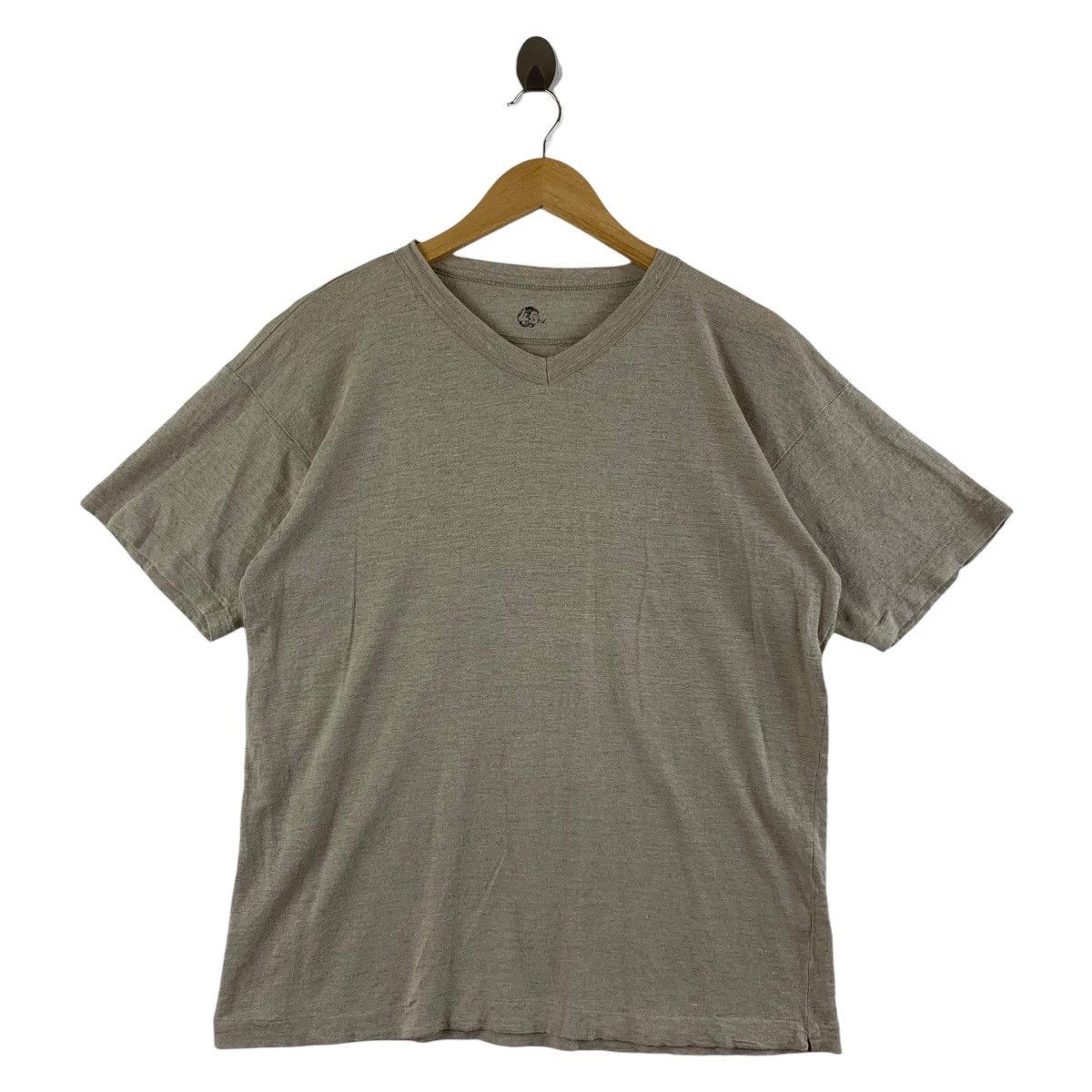 45rpm × Japanese Brand × Vintage Vintage 45 RPM plain v neck tee Size US M / EU 48-50 / 2 - 1 Thumbnail