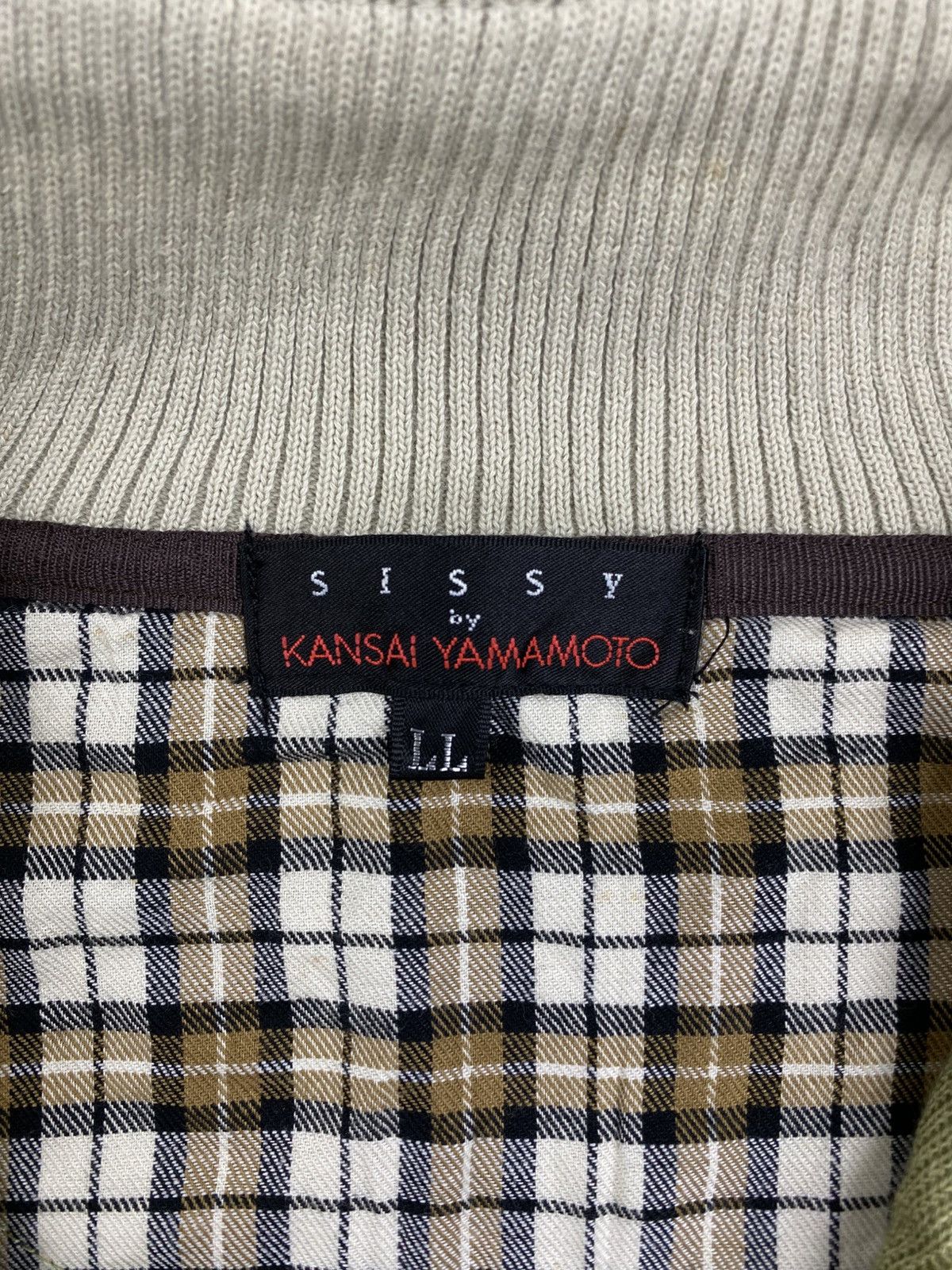 Japanese Brand × Kansai Yamamoto × Vintage Vintage 90s Sissy By Kansai Yamamoto Half Zipper Sweatshirt Size US XL / EU 56 / 4 - 8 Thumbnail