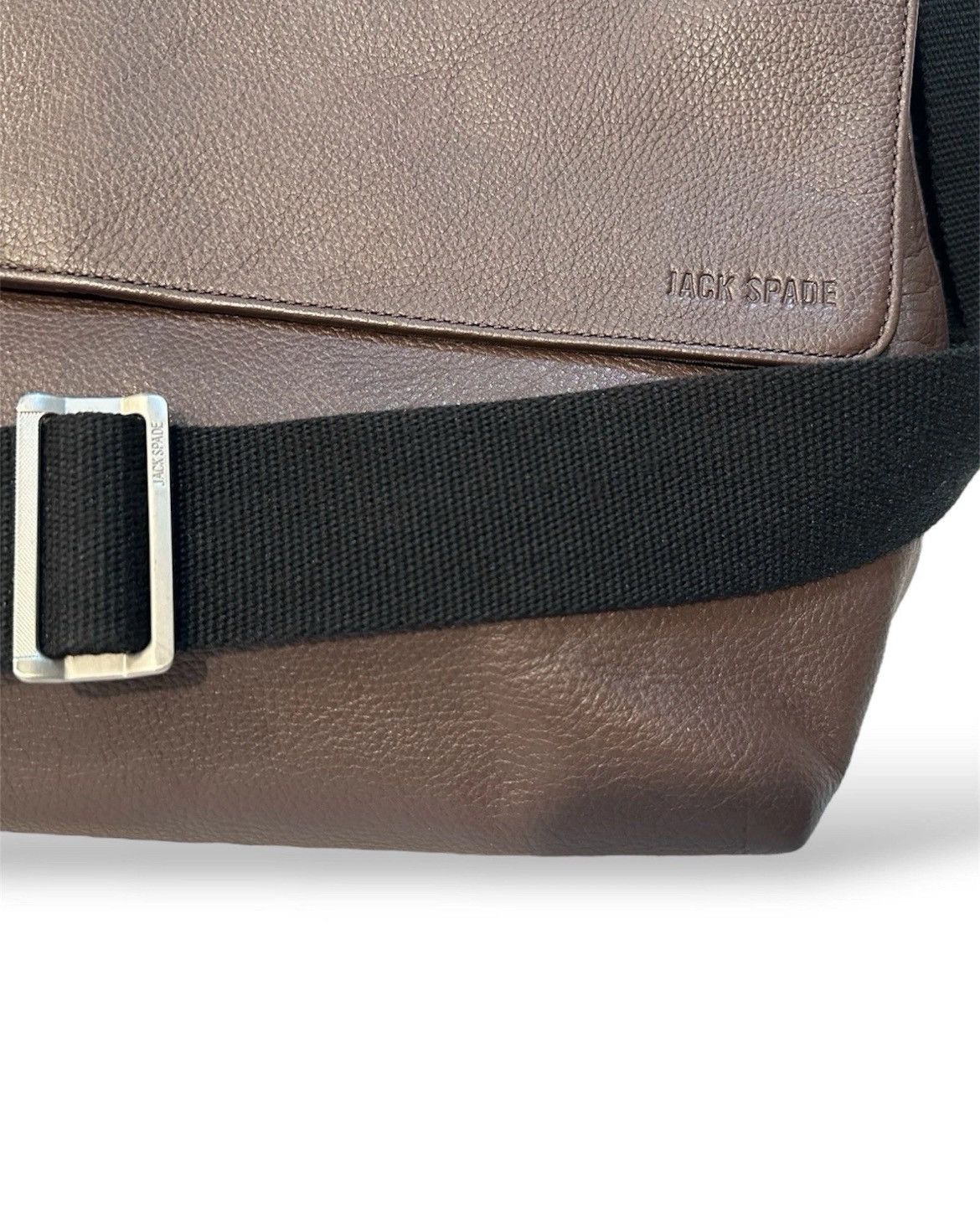 Jack Spade Jack Spade Brown Leather Messenger Bag – Laptop Briefcase Size ONE SIZE - 2 Thumbnail