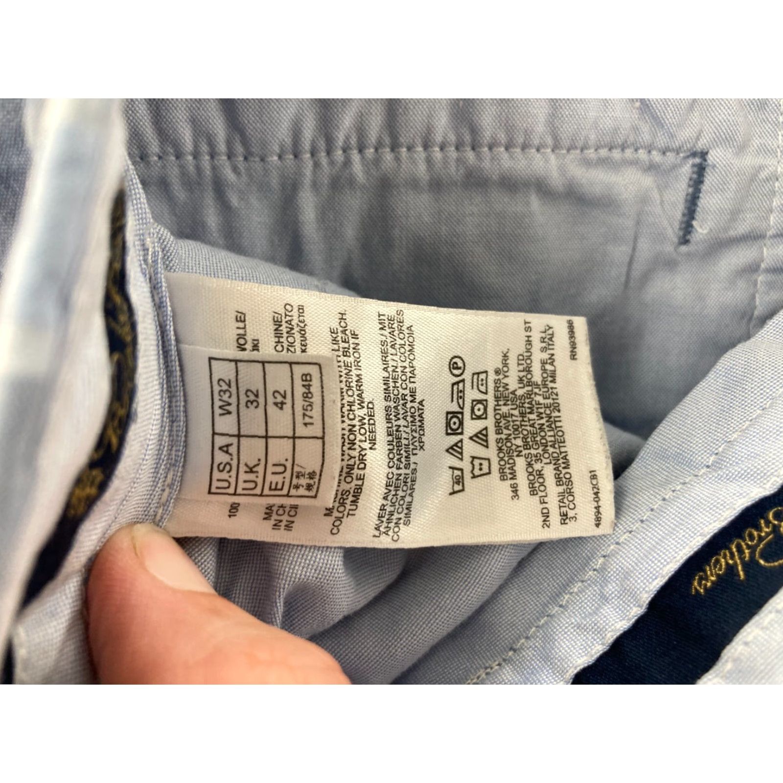 Brooks Brothers Brooks Brothers Shorts Mens 32 Plaid Chino Casual Cotton Stretch Size US 32 / EU 48 - 3 Thumbnail