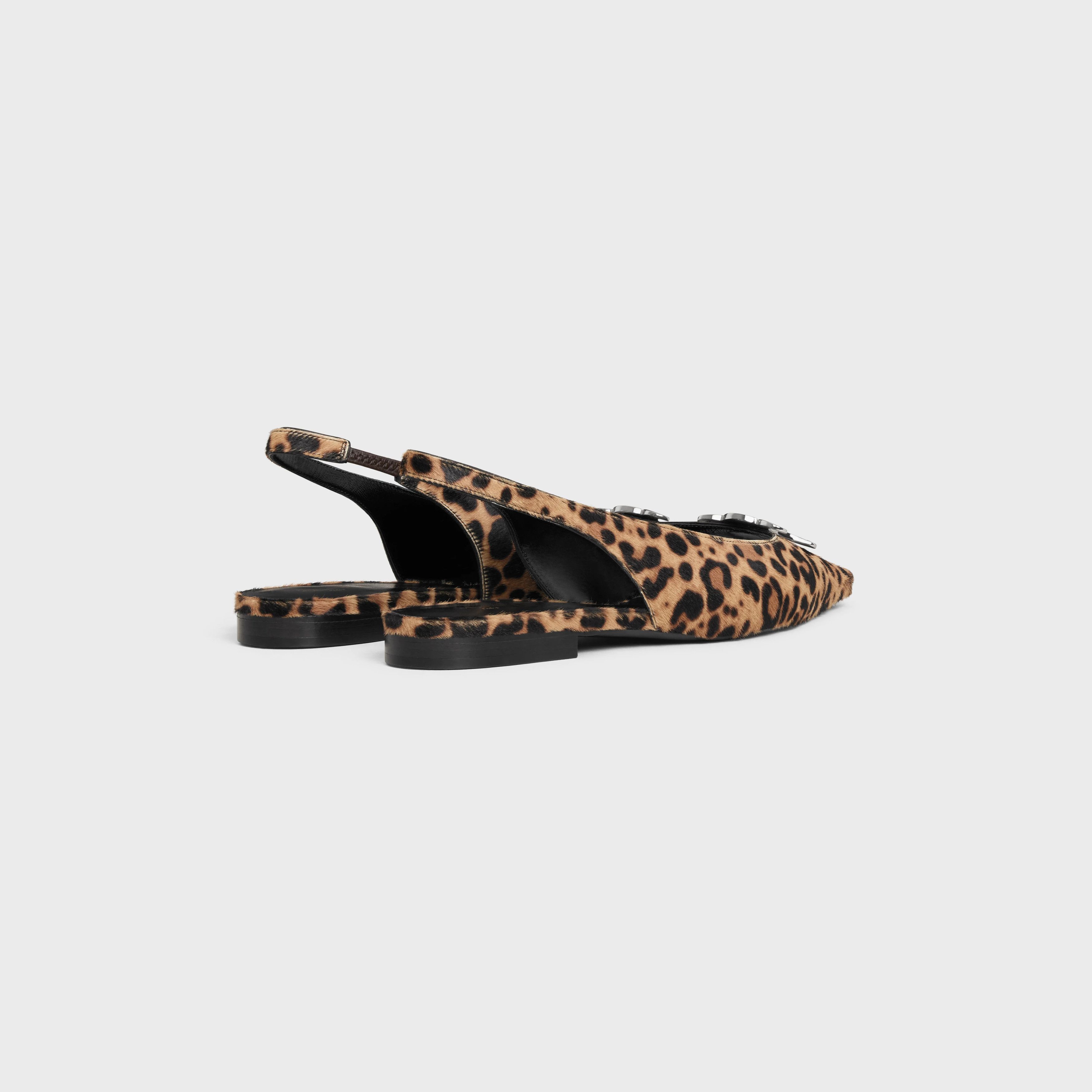 Celine o1bcso1str0126 358014598C Alma Triomphe Flats Brown/Beige Size US 8 / IT 38 - 3 Thumbnail