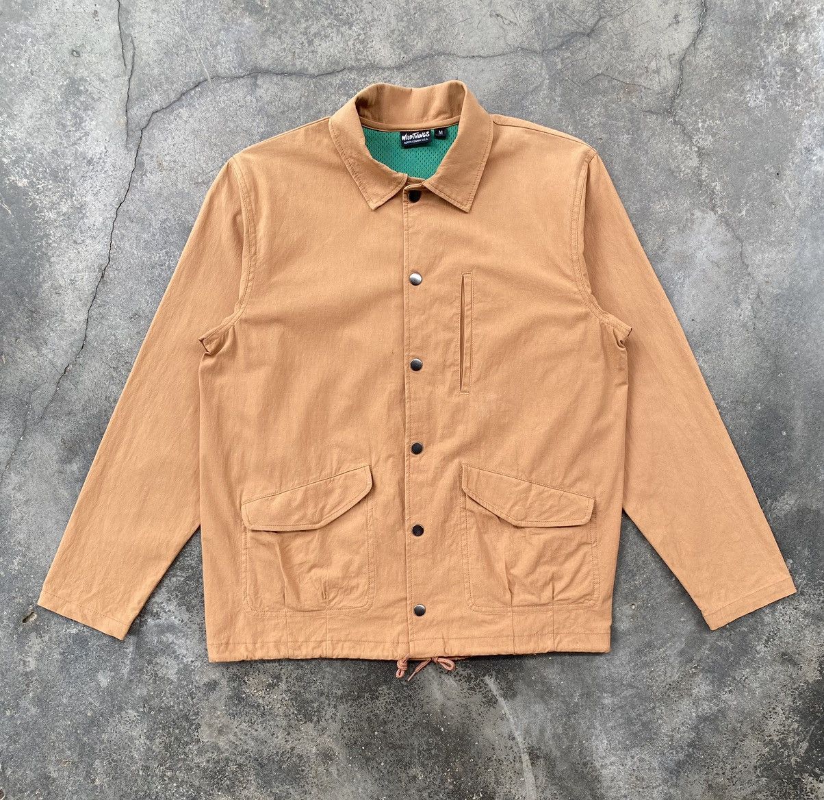 Wild Things Vintage Wild Things Brown Chore Jacket Rare Size US M / EU 48-50 / 2 - 1 Thumbnail