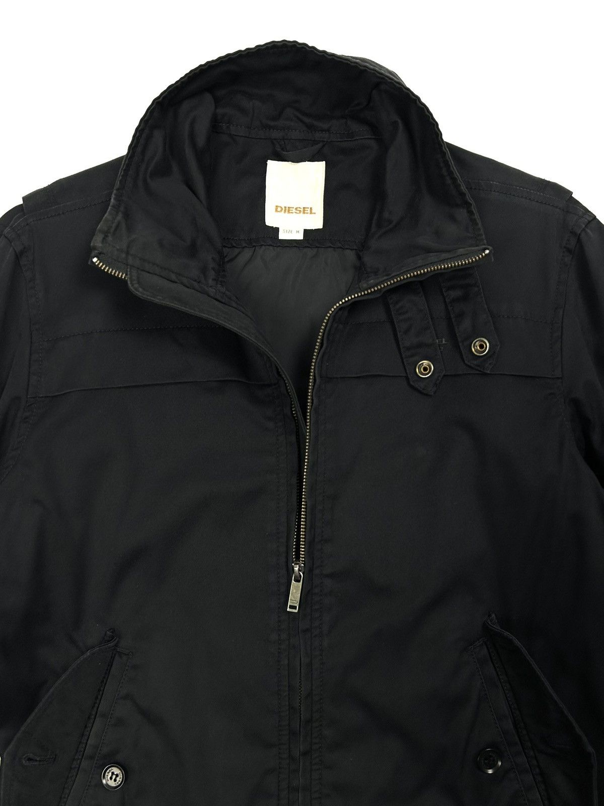 Diesel Rare Diesel Japanese Vintage Moto Jacket Men’s M Black Y2K Size US M / EU 48-50 / 2 - 10 Thumbnail