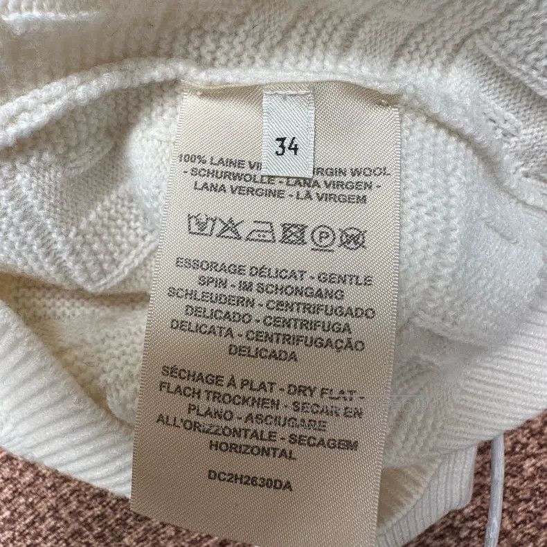 Hermes Hermes ivory H all-print wool knitted top Size XXS / US 00 / IT 34 - 4 Thumbnail