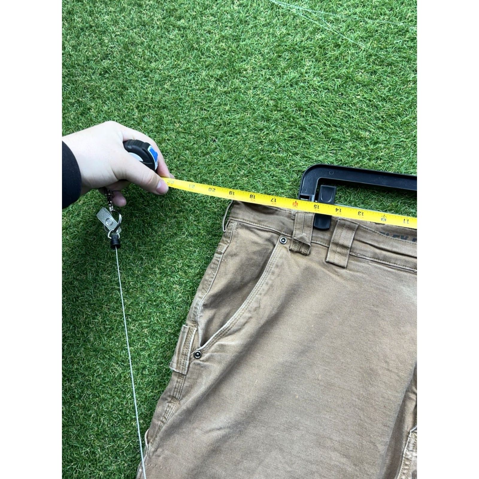 Vintage Duluth Mens Pants 36x34 Flex Fire Hose Carpenter Canvas Workwear Size 36 Brown Straight 5-Pocket Tech Flex Fire Hose Carpenter Pant Mens Size US 36 / EU 52 - 7 Thumbnail