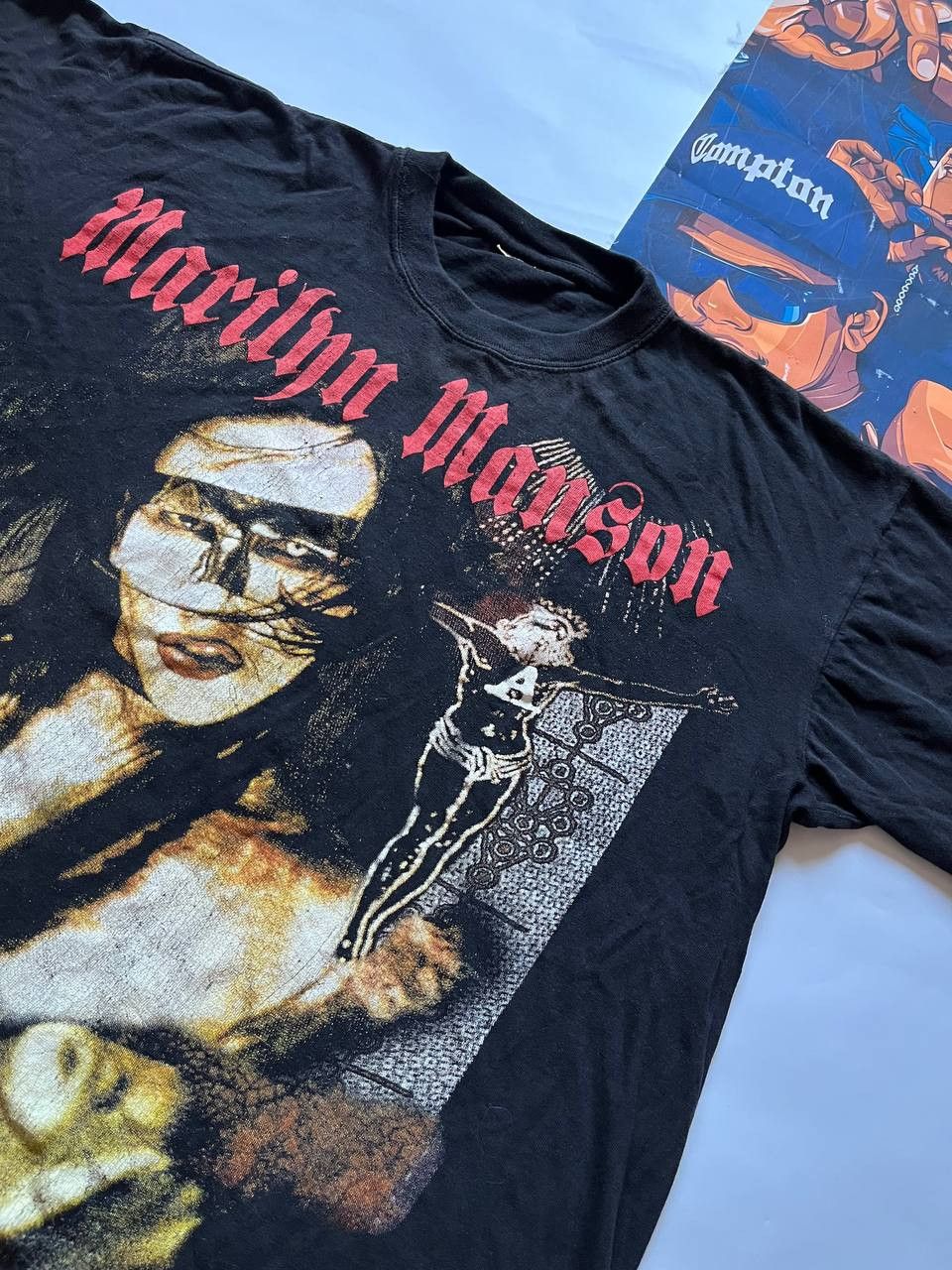 Band Tees Rare Vintage Marilyn Manson Antichrist Superstar 2001 Tee Size US M / EU 48-50 / 2 - 4 Thumbnail