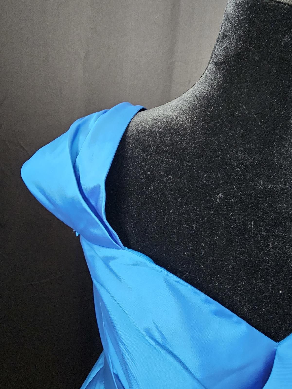 Other Alfred Sung Dress Vibrant Blue Womens Size S Size M / US 6-8 / IT 42-44 - 3 Thumbnail