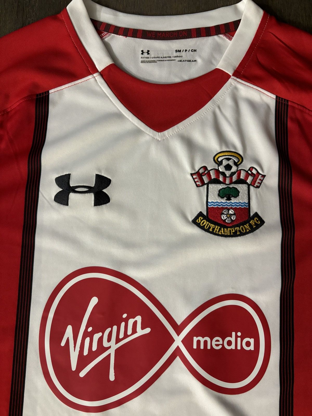 Under Armour Southampton FC 2017/18 Under Armour Home Kit Size US S / EU 44-46 / 1 - 2 Thumbnail