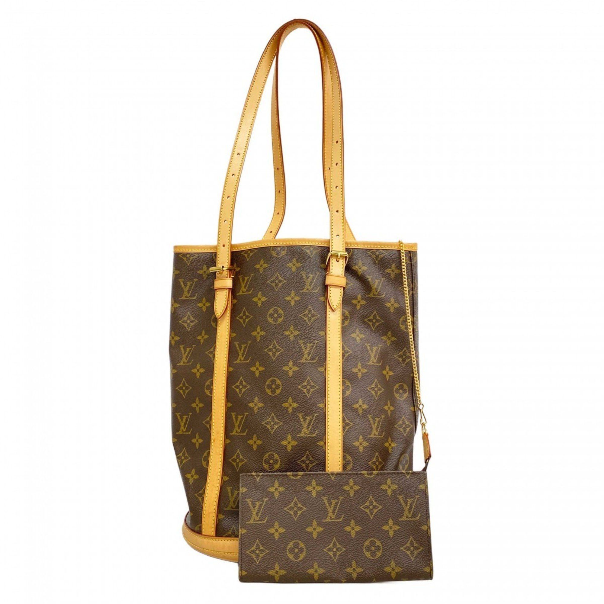 Louis Vuitton Tote Bag Monogram Bucket Gm M42236 Brown Women's
