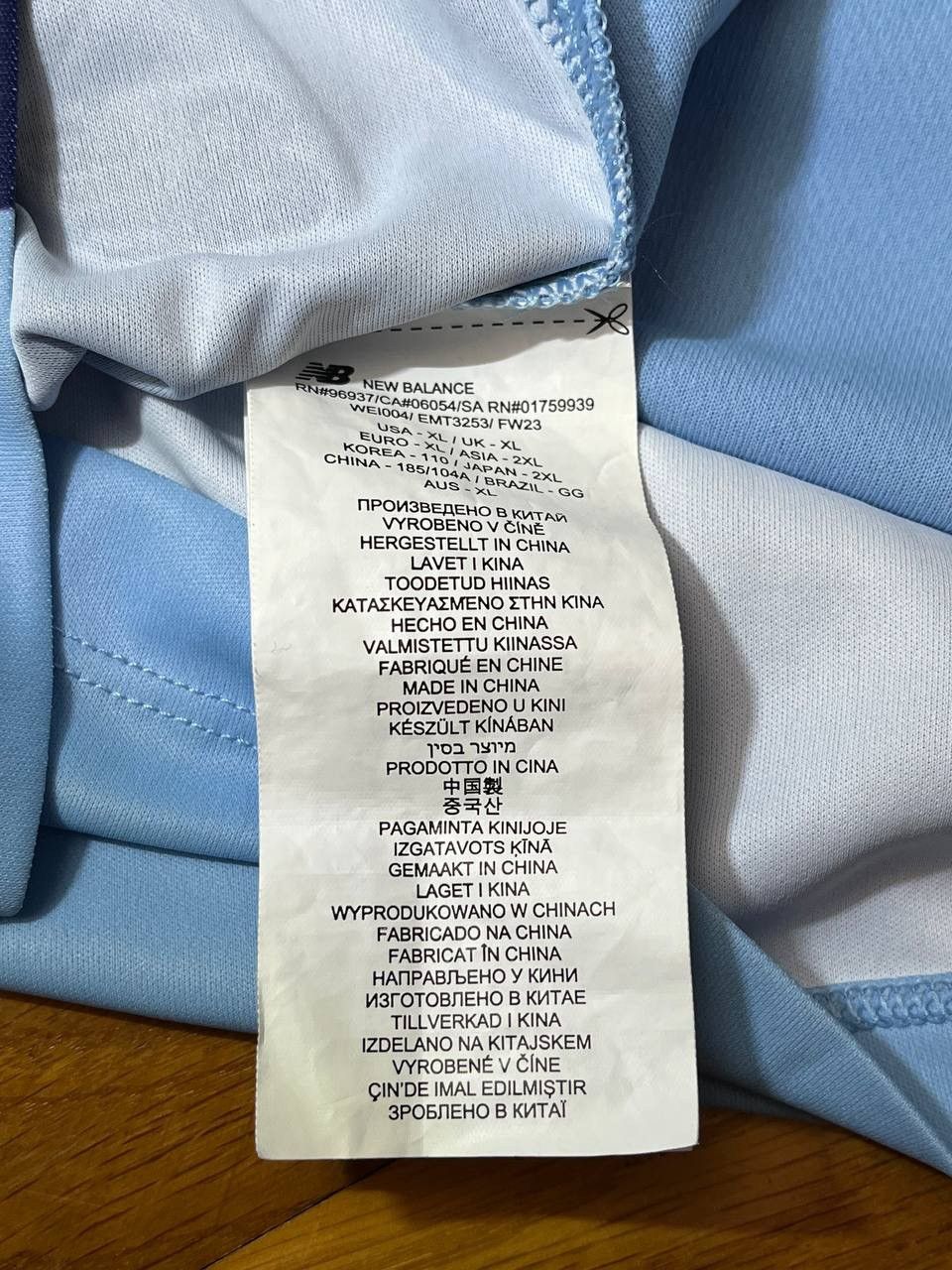 New Balance New Balance Cardiff City away 2023-2024 tee Size US XL / EU 56 / 4 - 8 Thumbnail